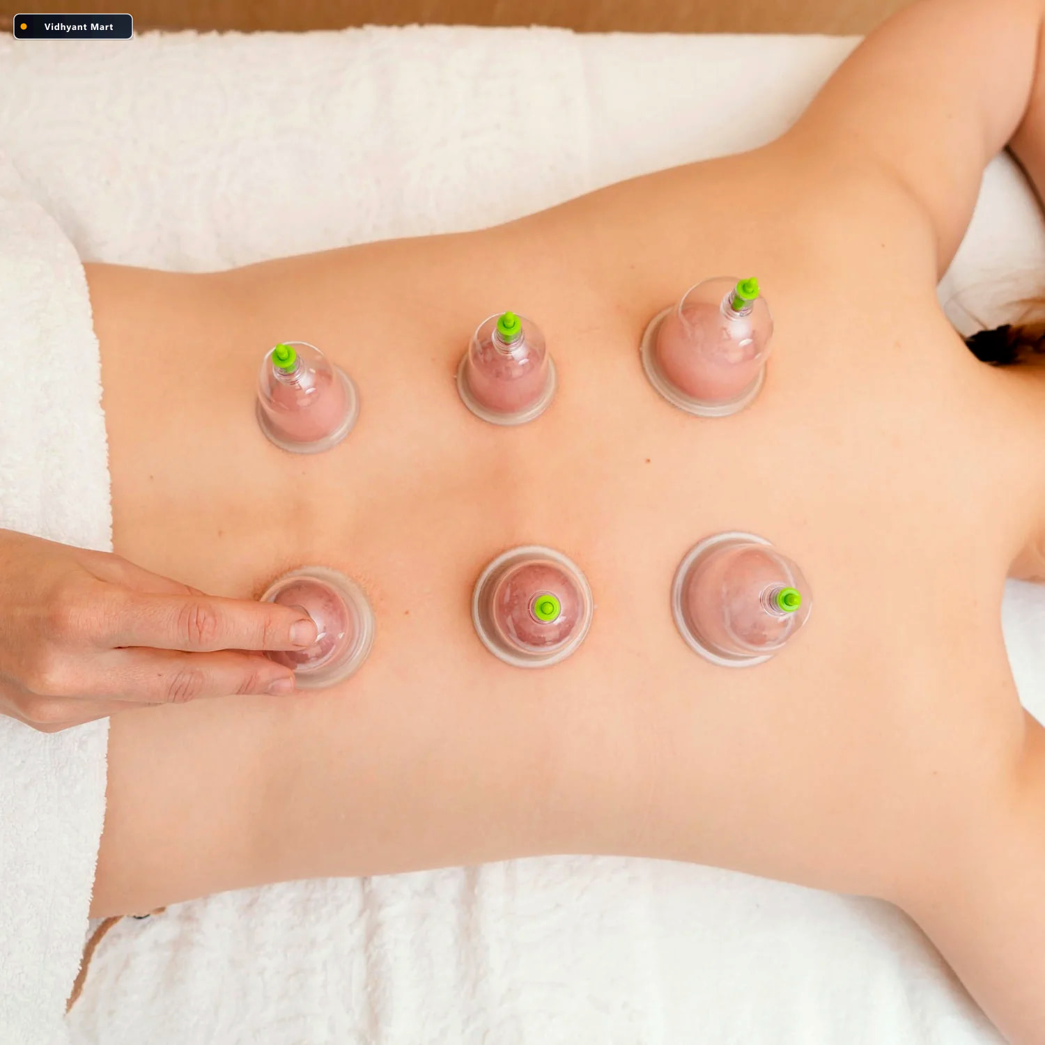Vidhyant Mart Vacuum Cupping Set 6 Pc Muscle Relief Therapy Kit 4