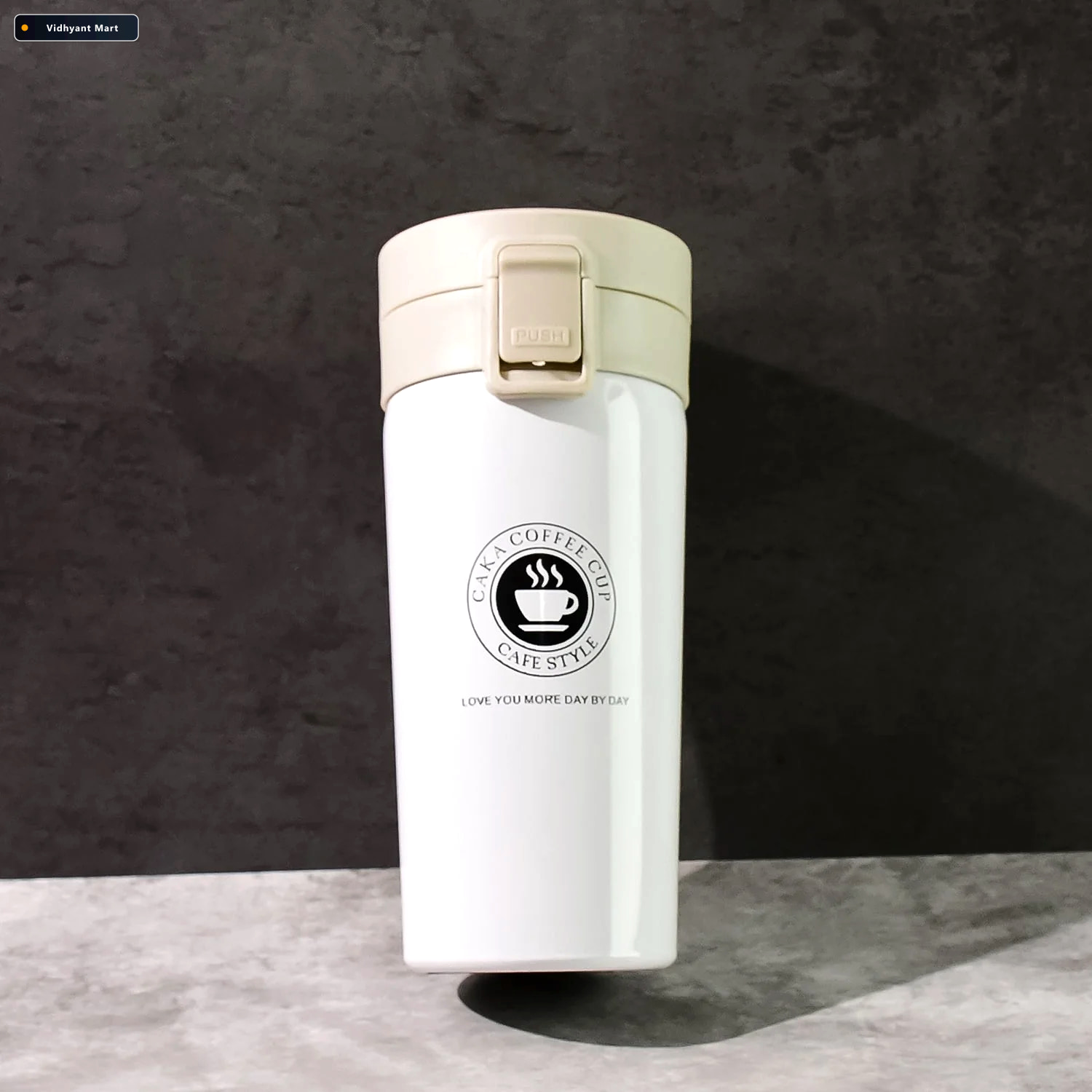 Vidhyant Mart Vacuum Insulated Coffee Flask 400ml Stainless Stee 2
