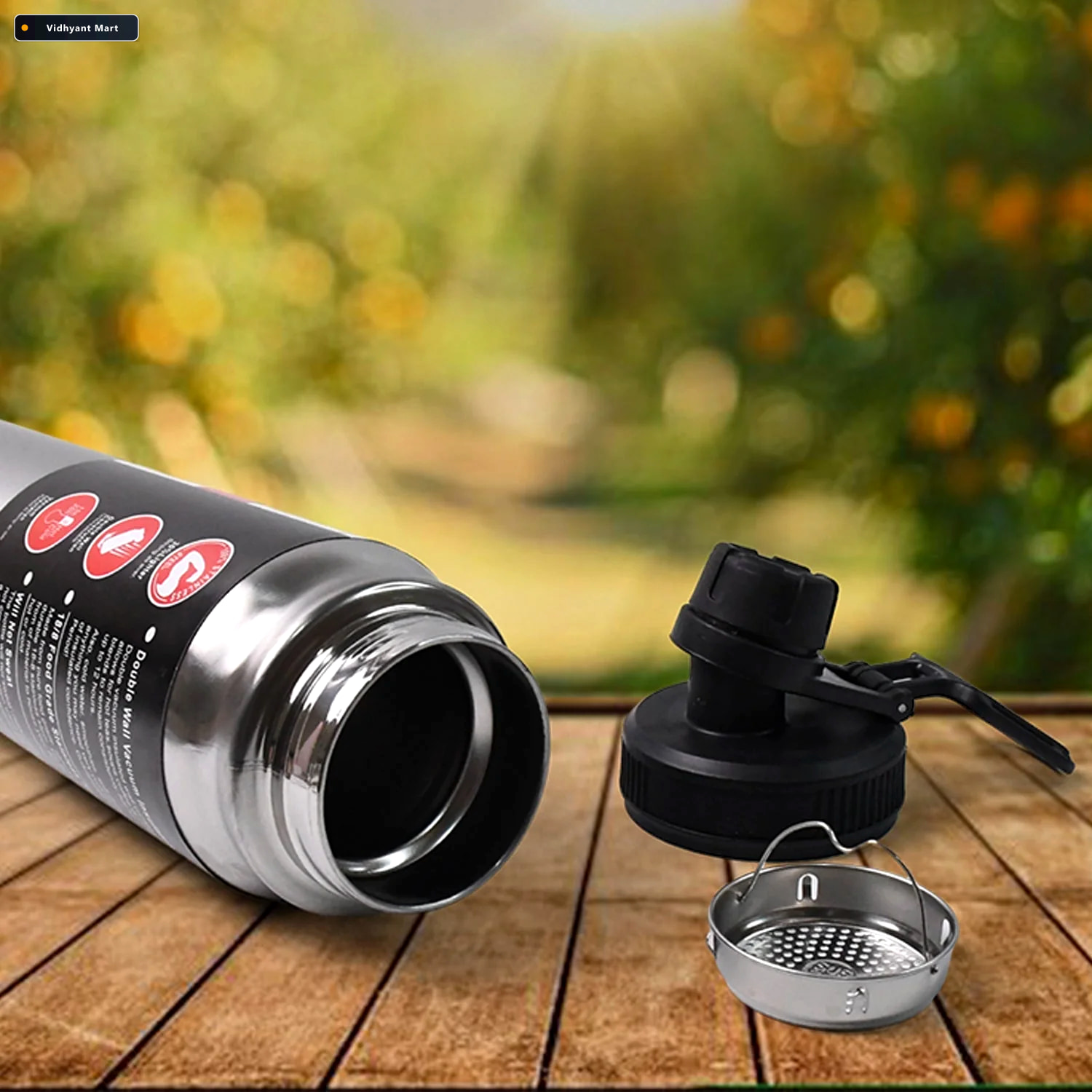 Vidhyant Mart Vacuum Insulated Stainless Steel Water Bottle Dura 2
