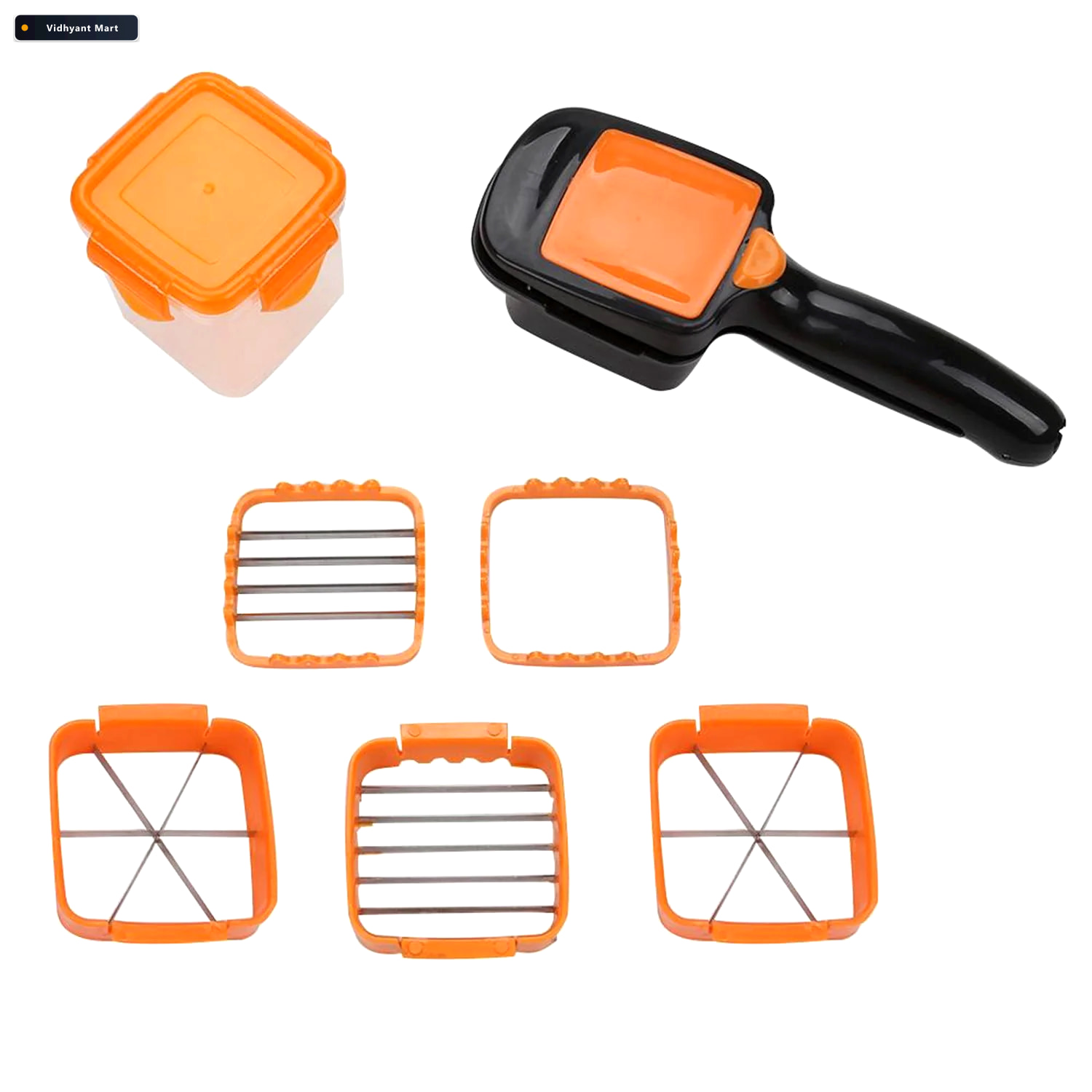 Vidhyant Mart Vegetable Chopper 5 In 1 Multi Functional Food Dic 3