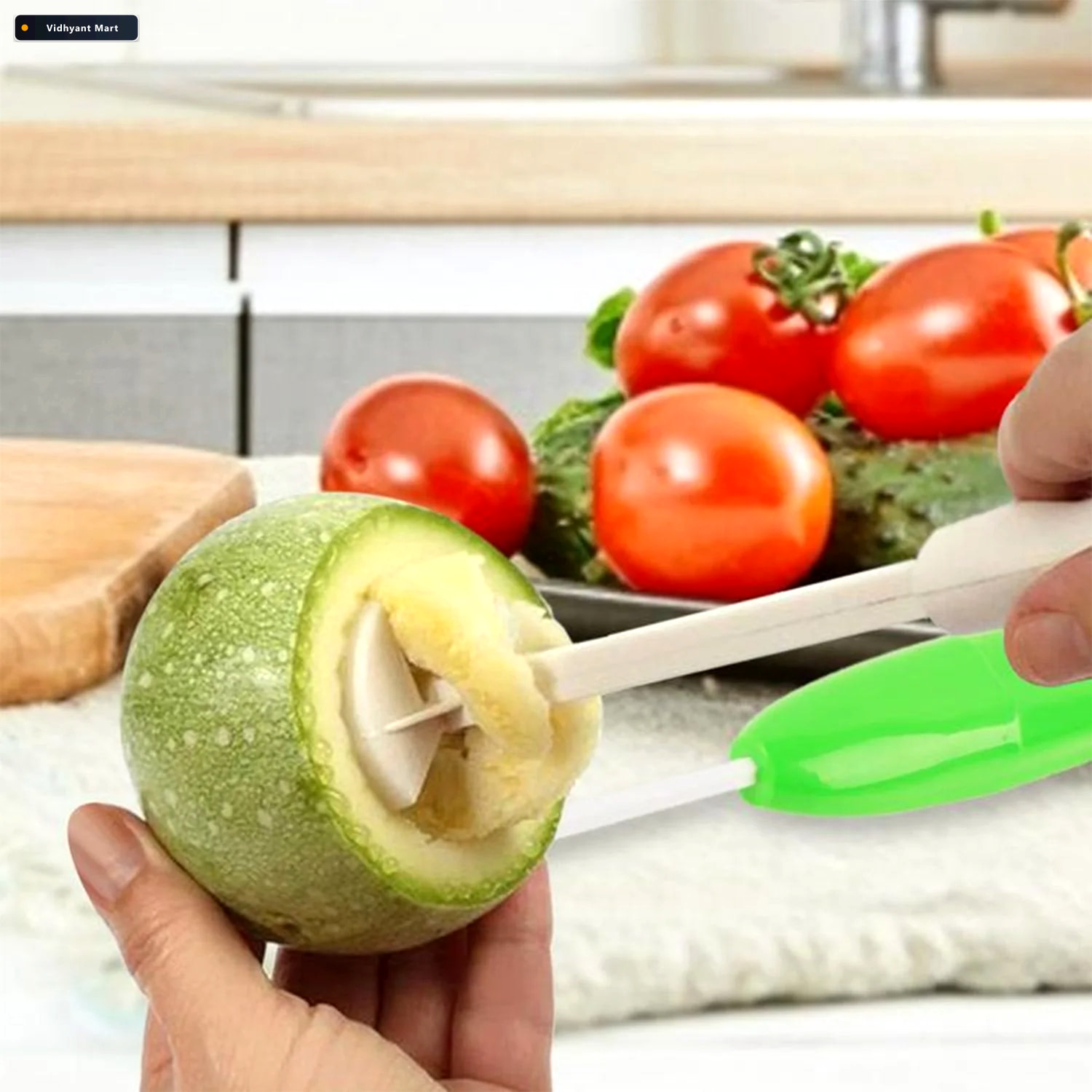 Vidhyant Mart Vegetable Corer Stuffed Veggie Drill Tool Quicksli 1
