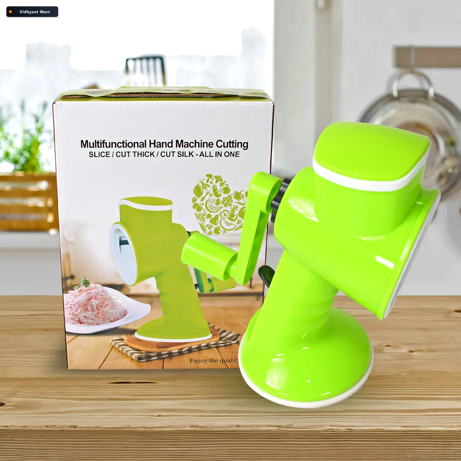 Vidhyant Mart Vegetable Cutter 6 In 1 Multi Function Slicer For 2