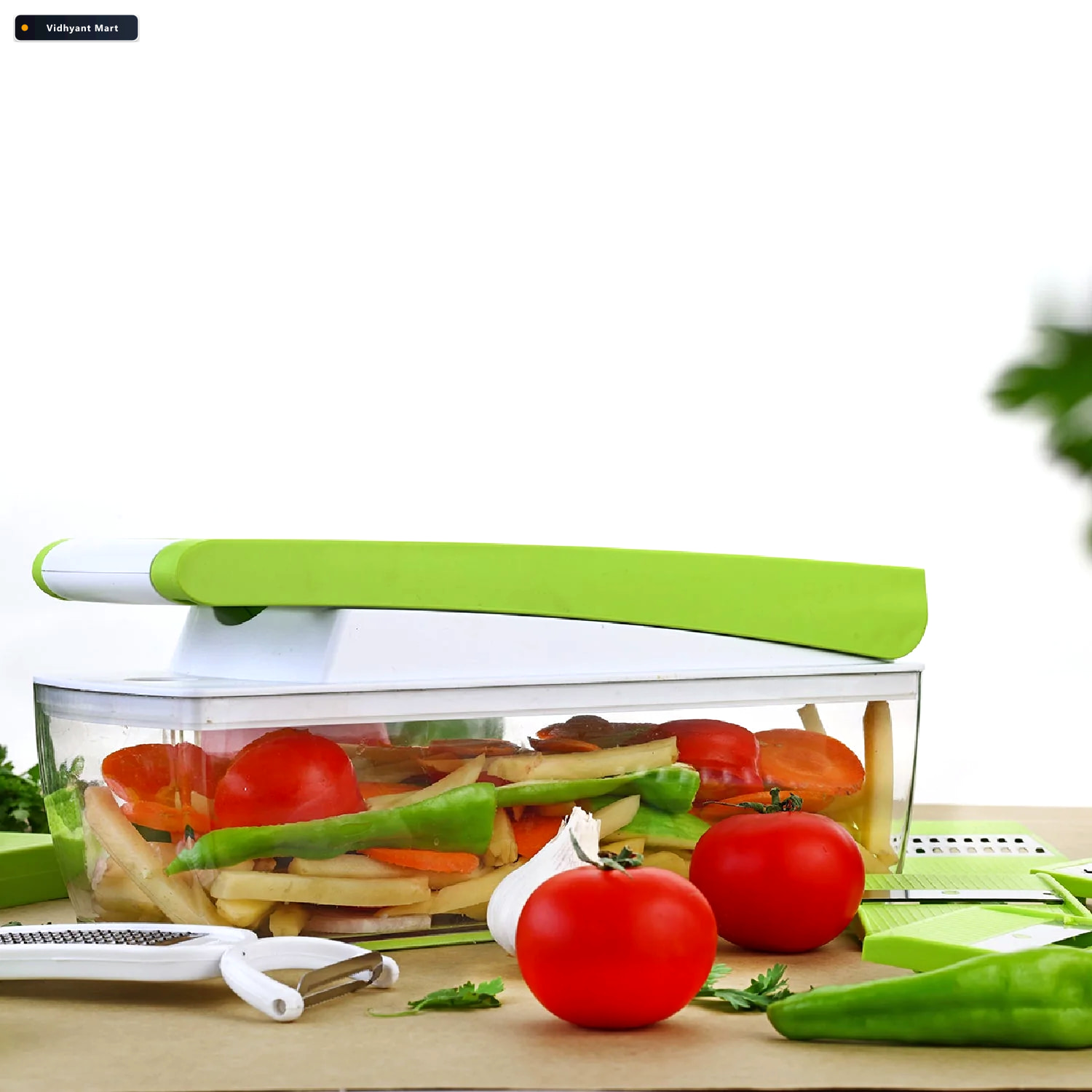 Vidhyant Mart Vegetable Dicer 14 In 1 Multi Functional Chopper H 2