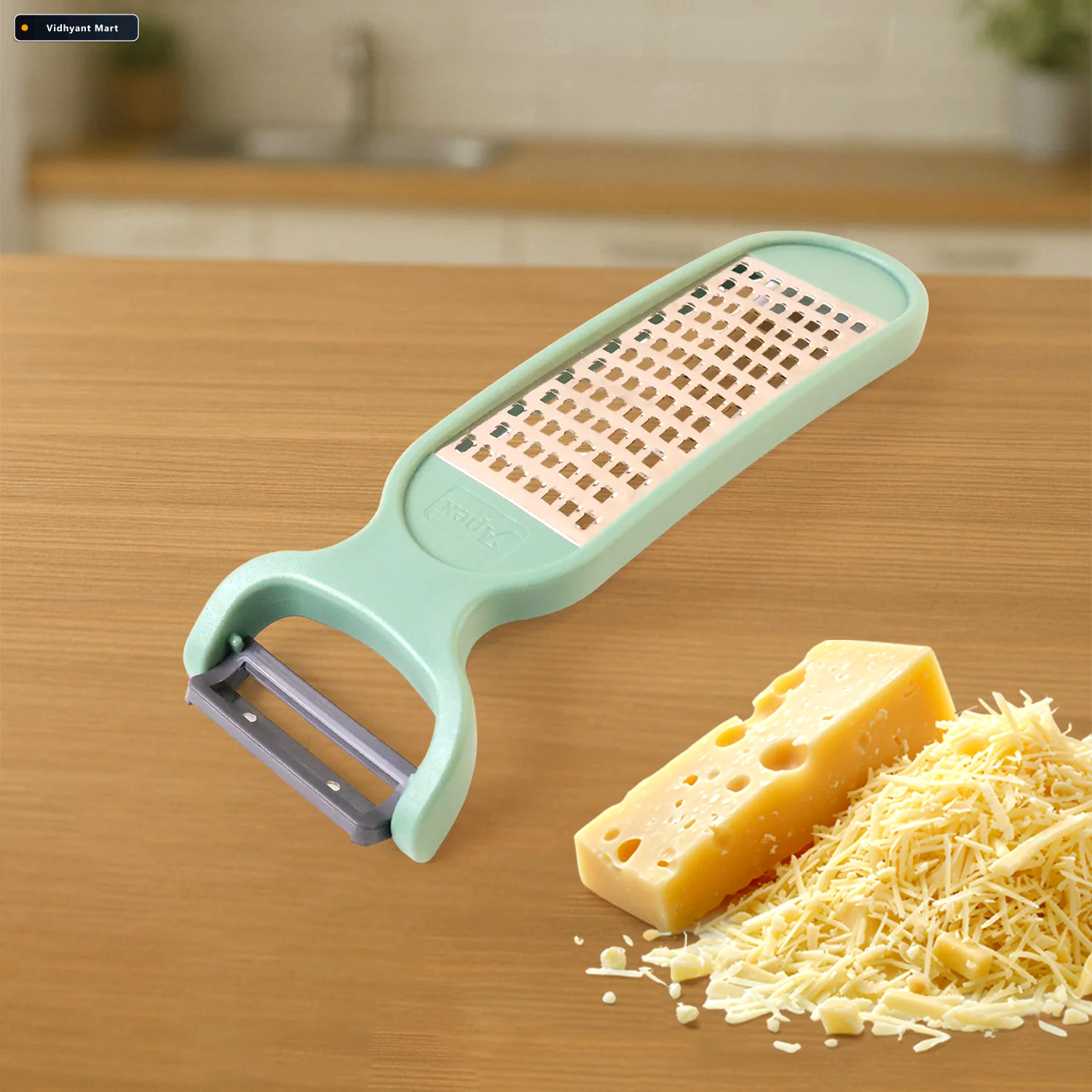 Vidhyant Mart Vegetable Grater 2 In 1 Peeler Stainless Steel Cut 3