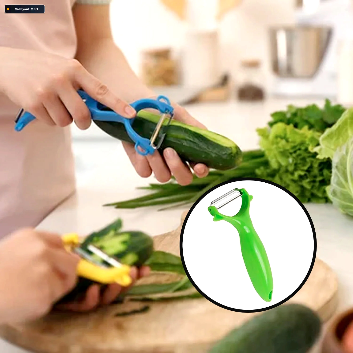 Vidhyant Mart Vegetable Peeler Sharp Stainless Steel Y Shape For 1