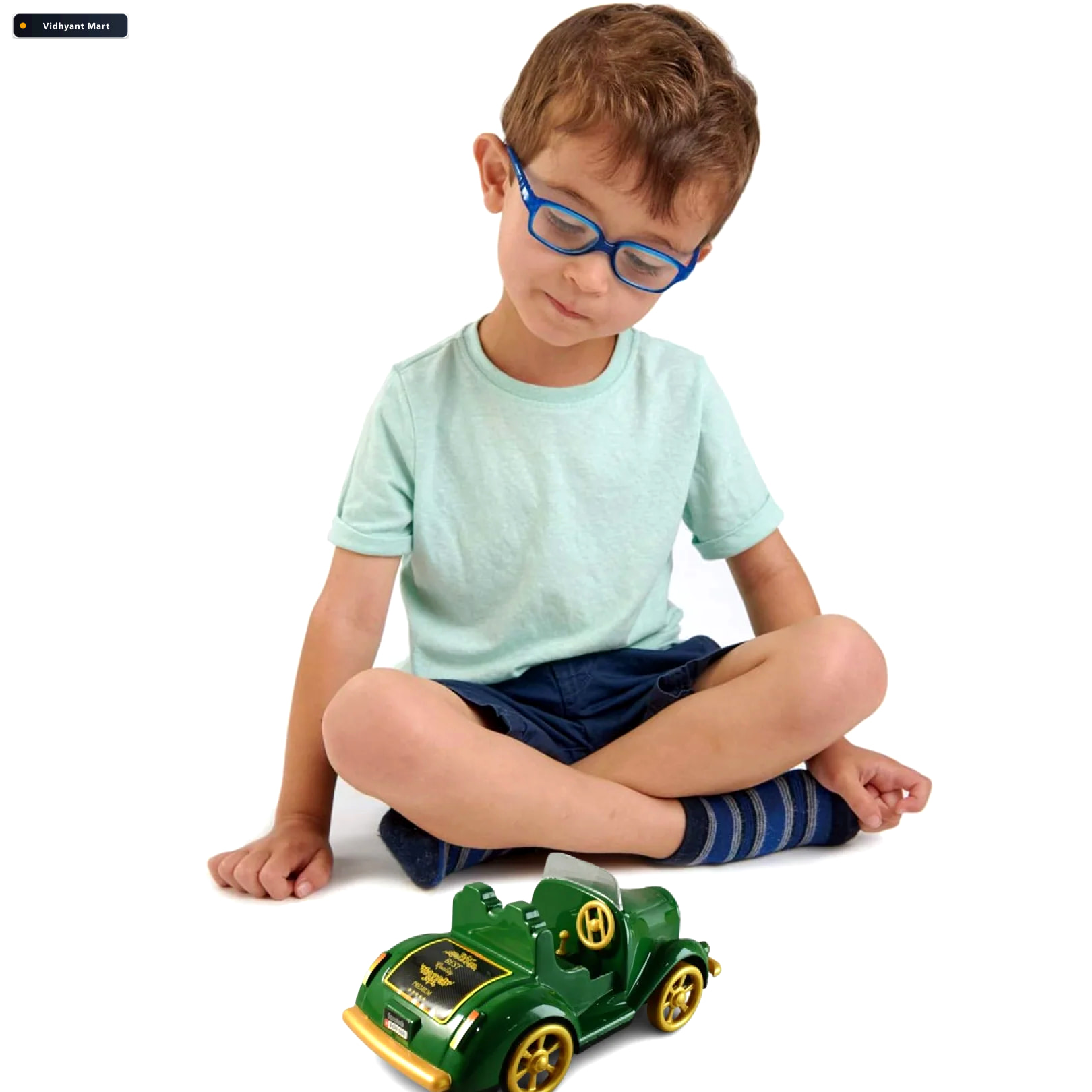 Vidhyant Mart Vintage Car Toy Friction Powered Classic Push And 3