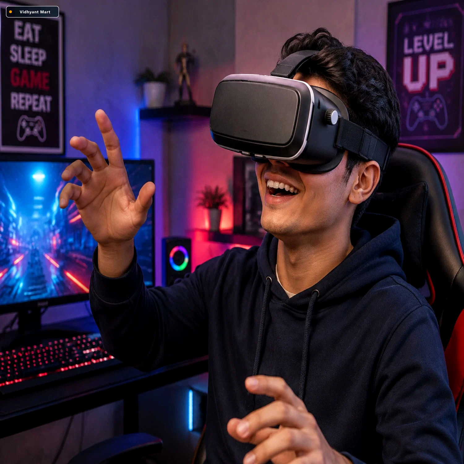 Vidhyant Mart Vr Headset Immersive 3d Experience For Smartphones 1