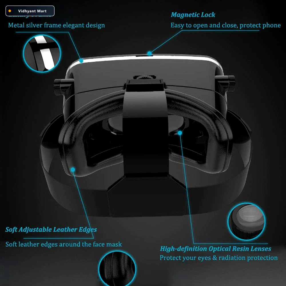 Vidhyant Mart Vr Headset Immersive 3d Experience For Smartphones 3