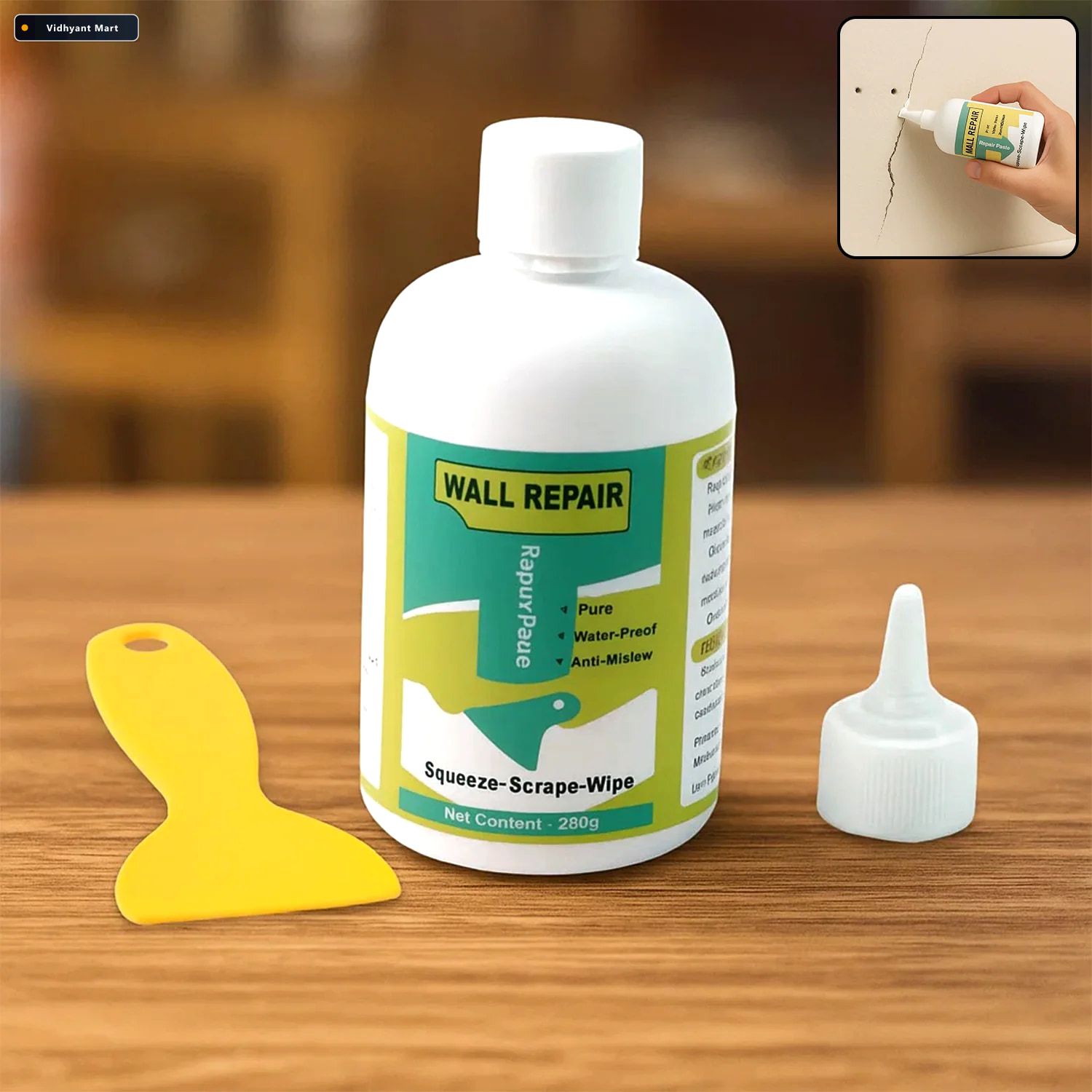 Vidhyant Mart Wall Crack Repair Cream Waterproof 280g Tube With 1