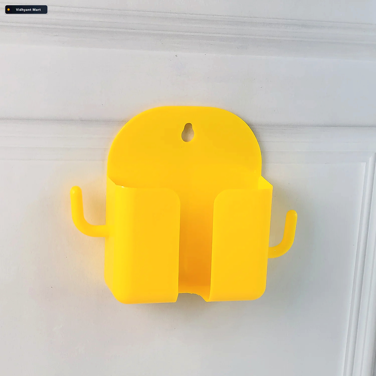Vidhyant Mart Wall Mount Mobile Phone Holder With Hook Space Sav 2