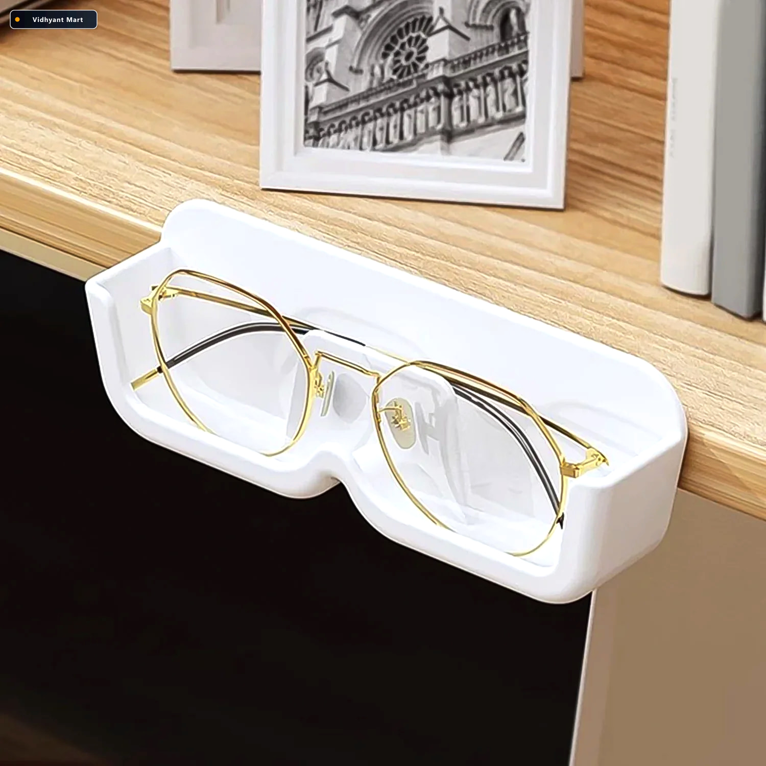Vidhyant Mart Wall Mount Sunglass Holder Adhesive Space Saving F 2