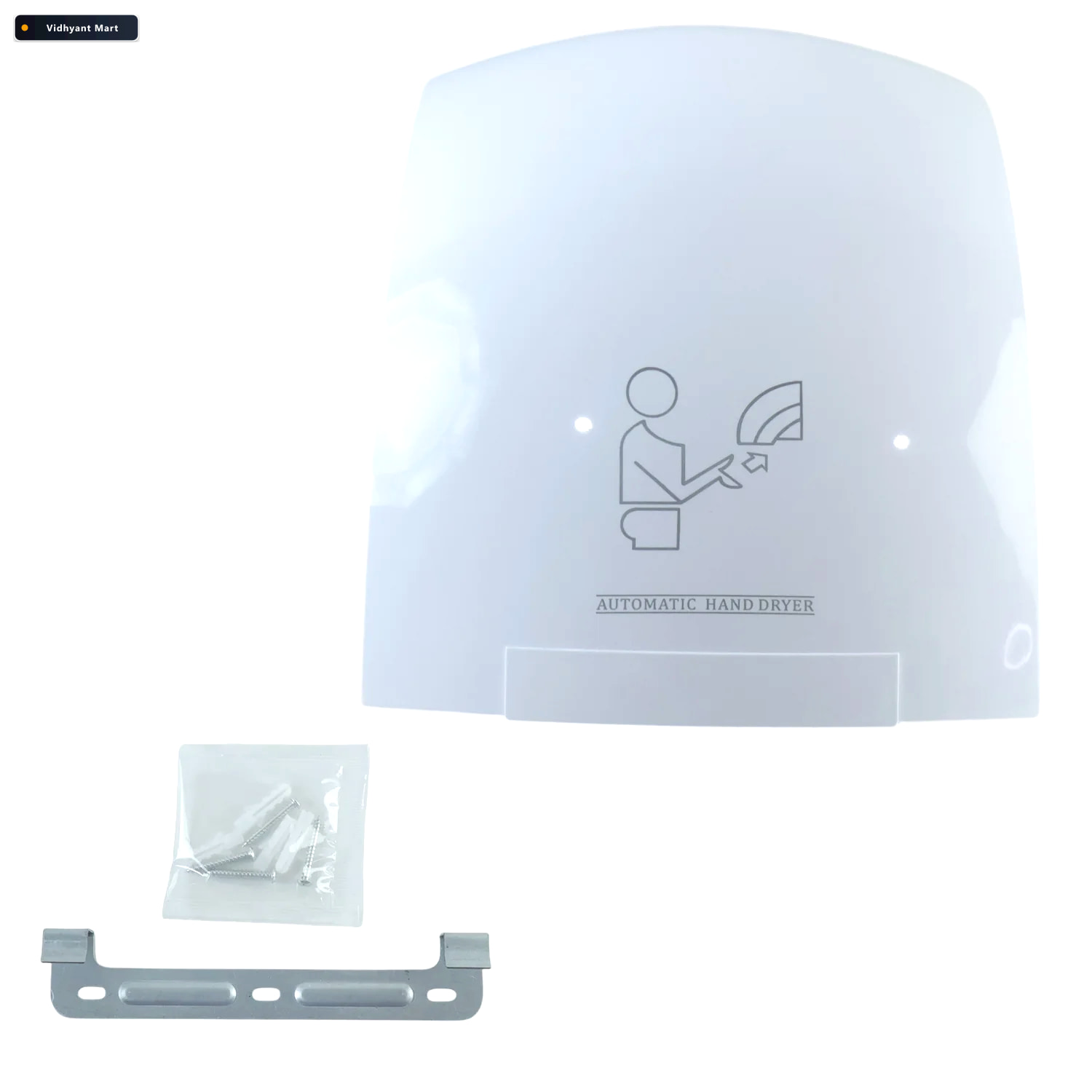Vidhyant Mart Wall Mounted Automatic Sensor Hand Dryer Hygienic 3