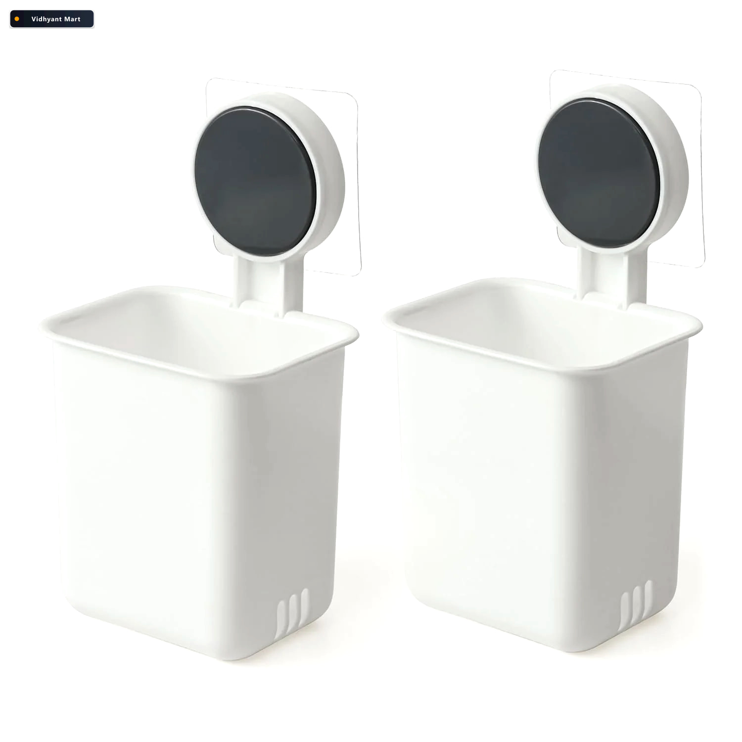 Vidhyant Mart Wall Mounted Bathroom Organizer Cups For Space Sav 4