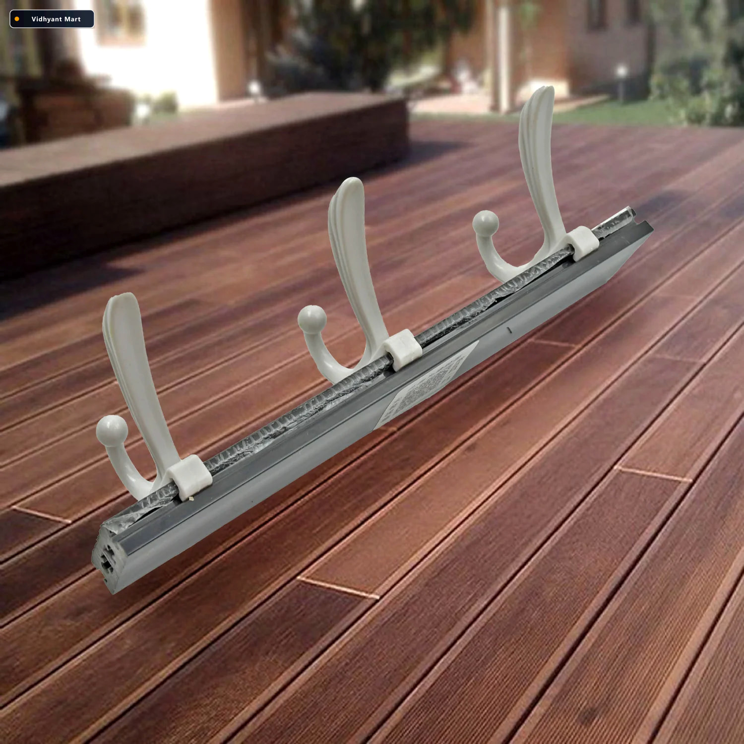 Vidhyant Mart Wall Mounted Coat Rack 6 Hooks For Entryway Bedroo 2
