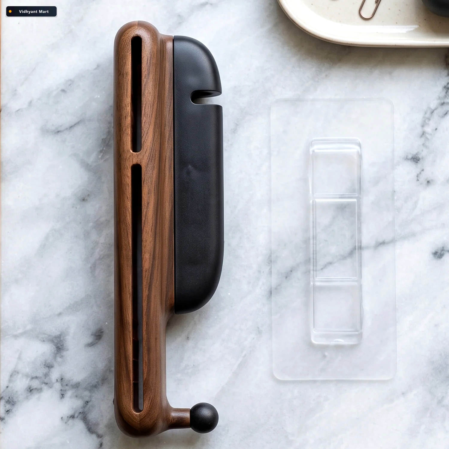 Vidhyant Mart Wall Mounted Knife Holder With Hooks And Roll Bag 3