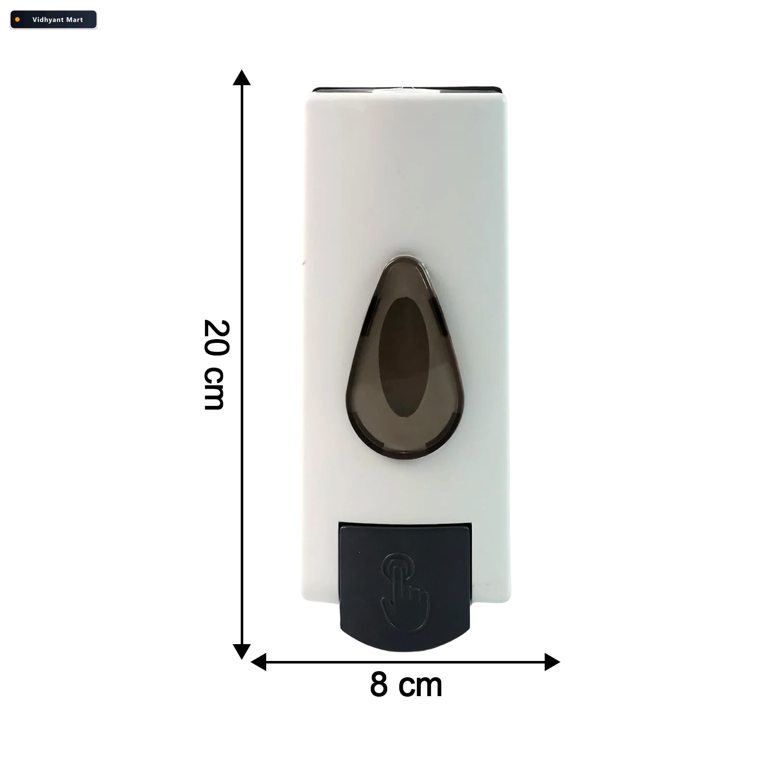 Vidhyant Mart Wall Mounted Soap Dispenser Refillable Push Button 3