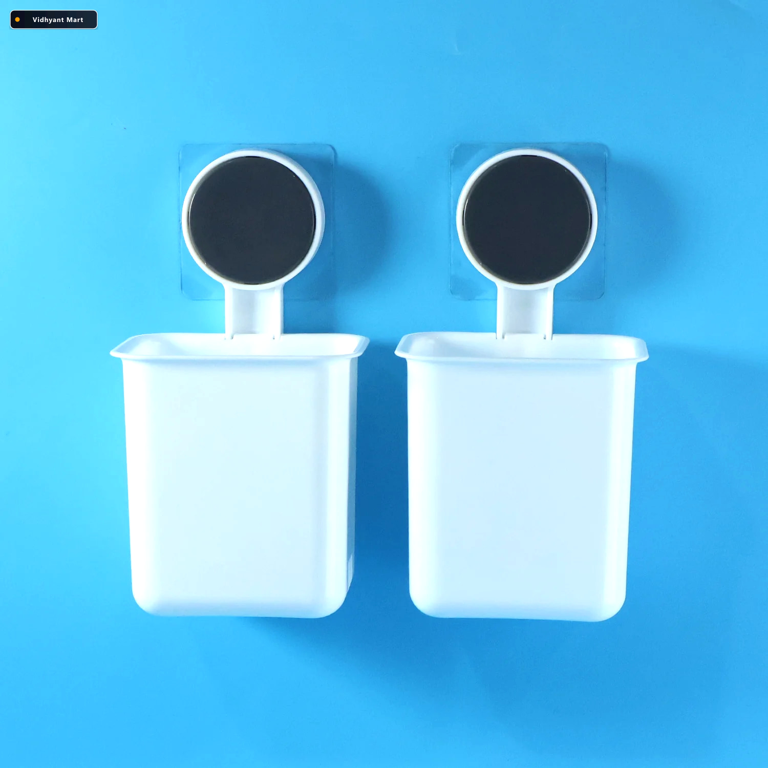 Vidhyant Mart Wall Mounted Toothbrush Holder Easy Adhesive Insta 2