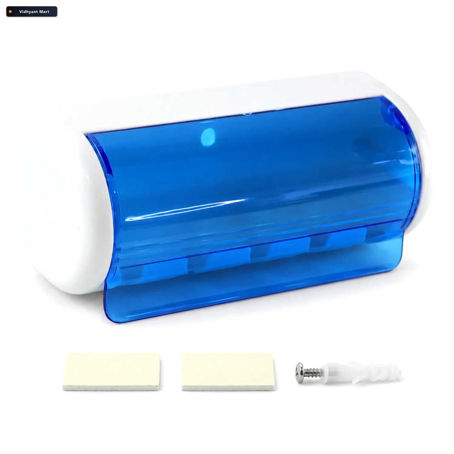 Vidhyant Mart Wall Mounted Toothbrush Holder Hygienic Space Savi 4