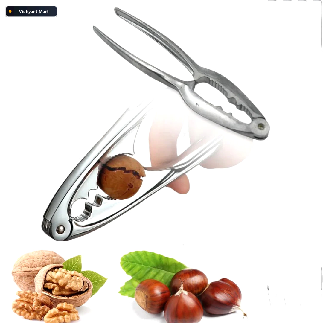 Vidhyant Mart Walnut Cracker Durable Stainless Steel Nut Sheller 2
