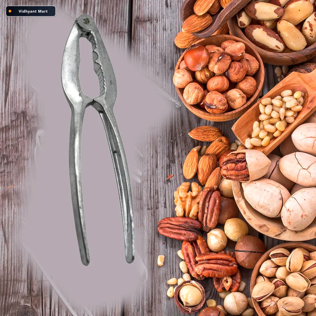 Vidhyant Mart Walnut Cracker Durable Stainless Steel Nut Sheller 3