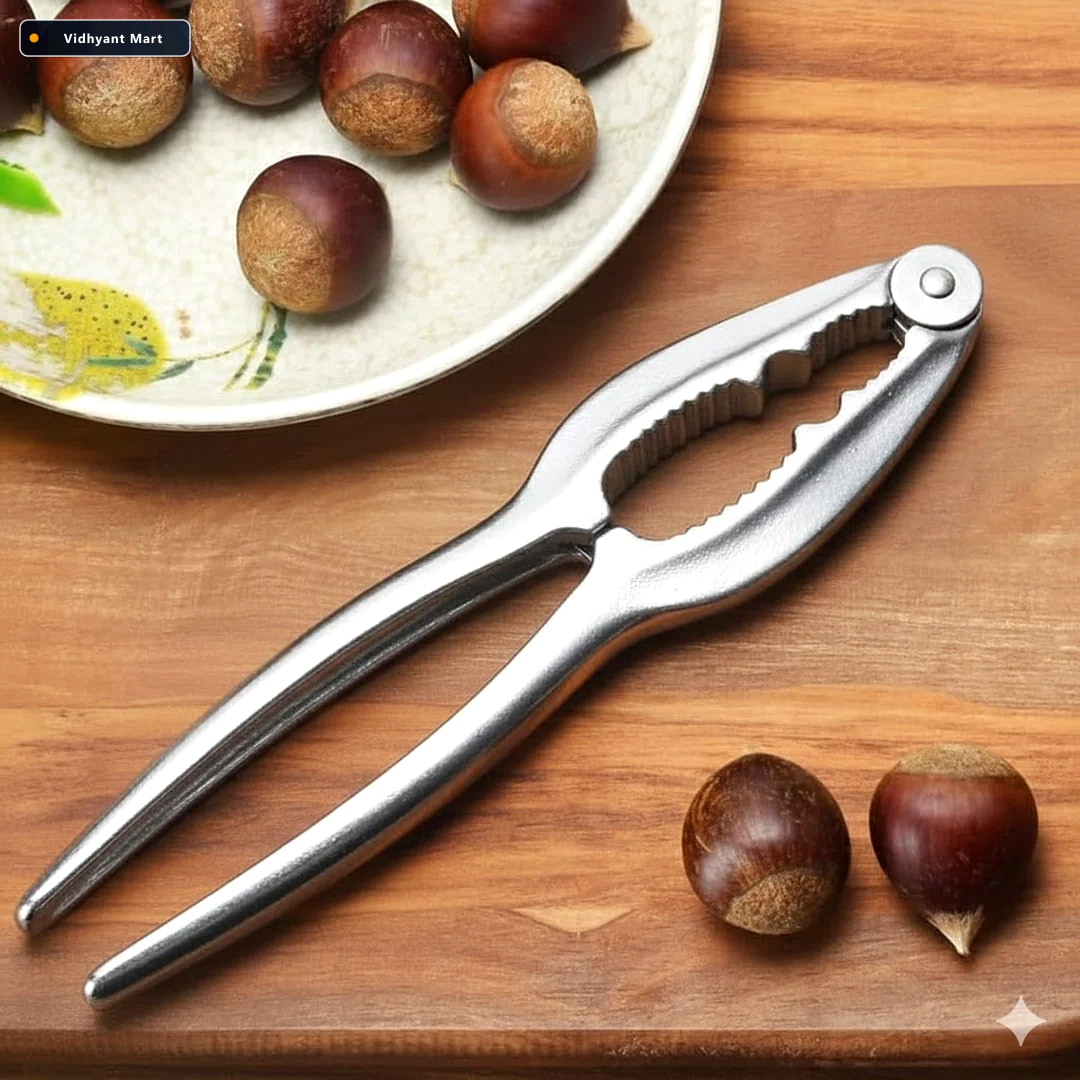 Vidhyant Mart Walnut Cracker Durable Stainless Steel Nut Sheller 5