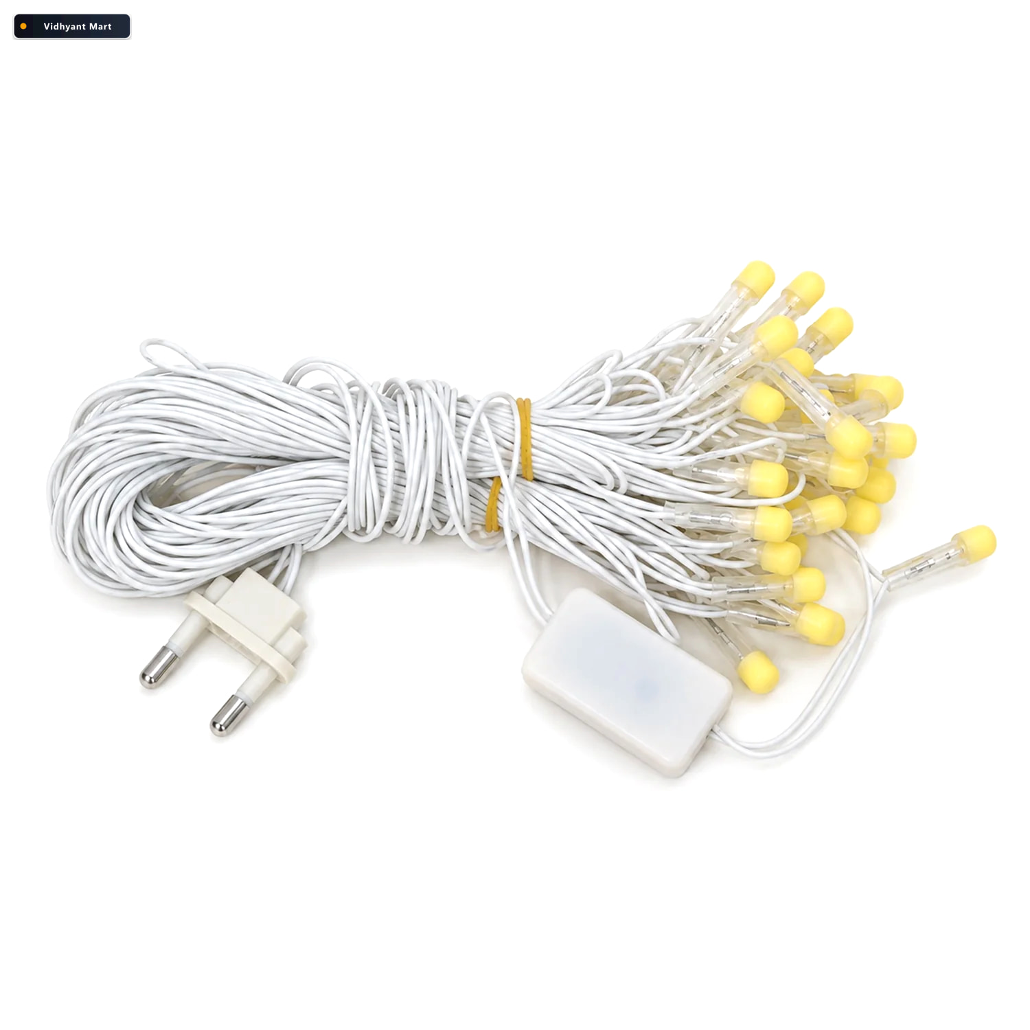 Vidhyant Mart Warm White Led String Light Series With Two Pin Pl 4