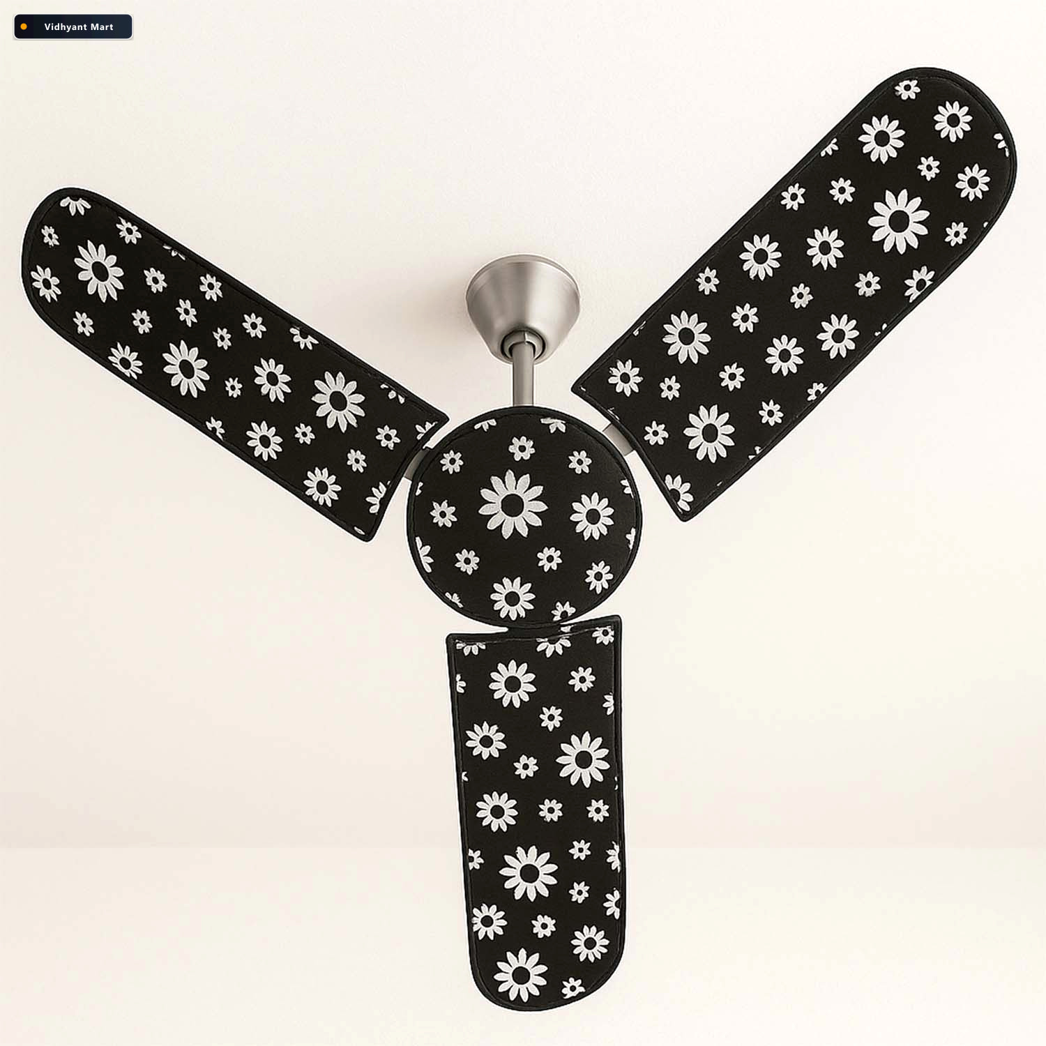 Vidhyant Mart Washable Ceiling Fan Dust Cover Set For Home Blade 3