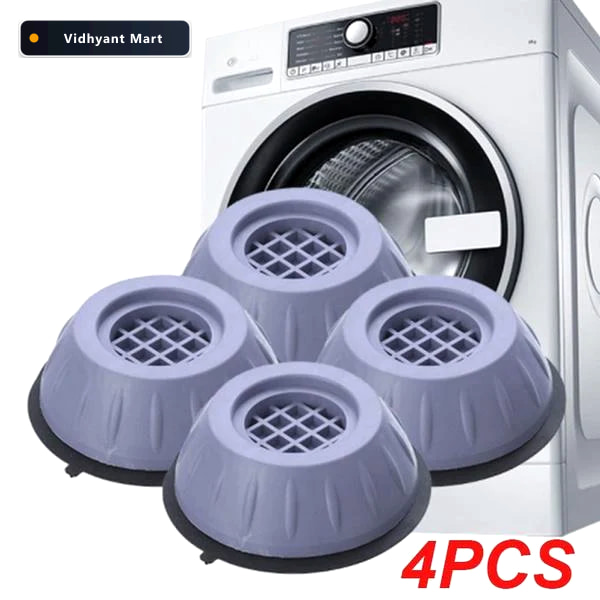Vidhyant Mart Washer Dryer Anti Vibration Pads Noise Reducing Su 1