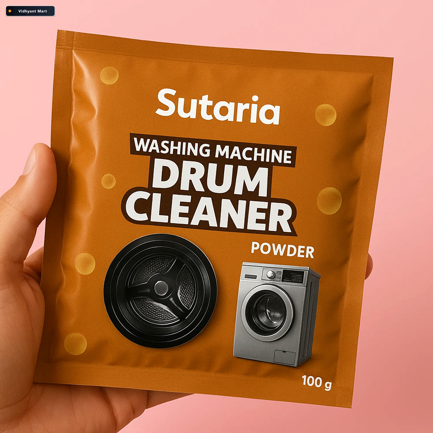 Vidhyant Mart Washing Machine Drum Cleaner Powder Powerful 100g 2