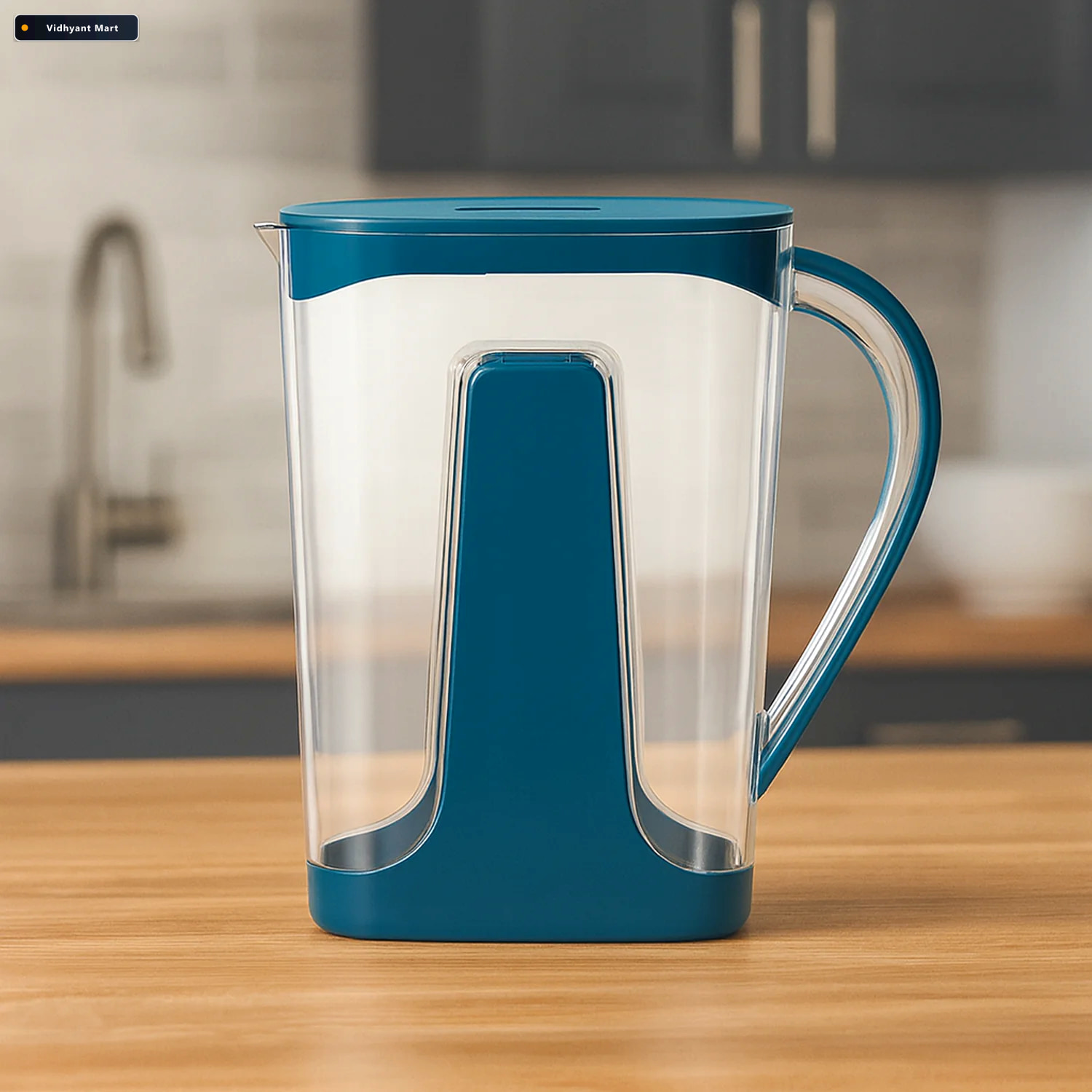Vidhyant Mart Water Jug 2000ml Large Capacity Transparent Plasti 1