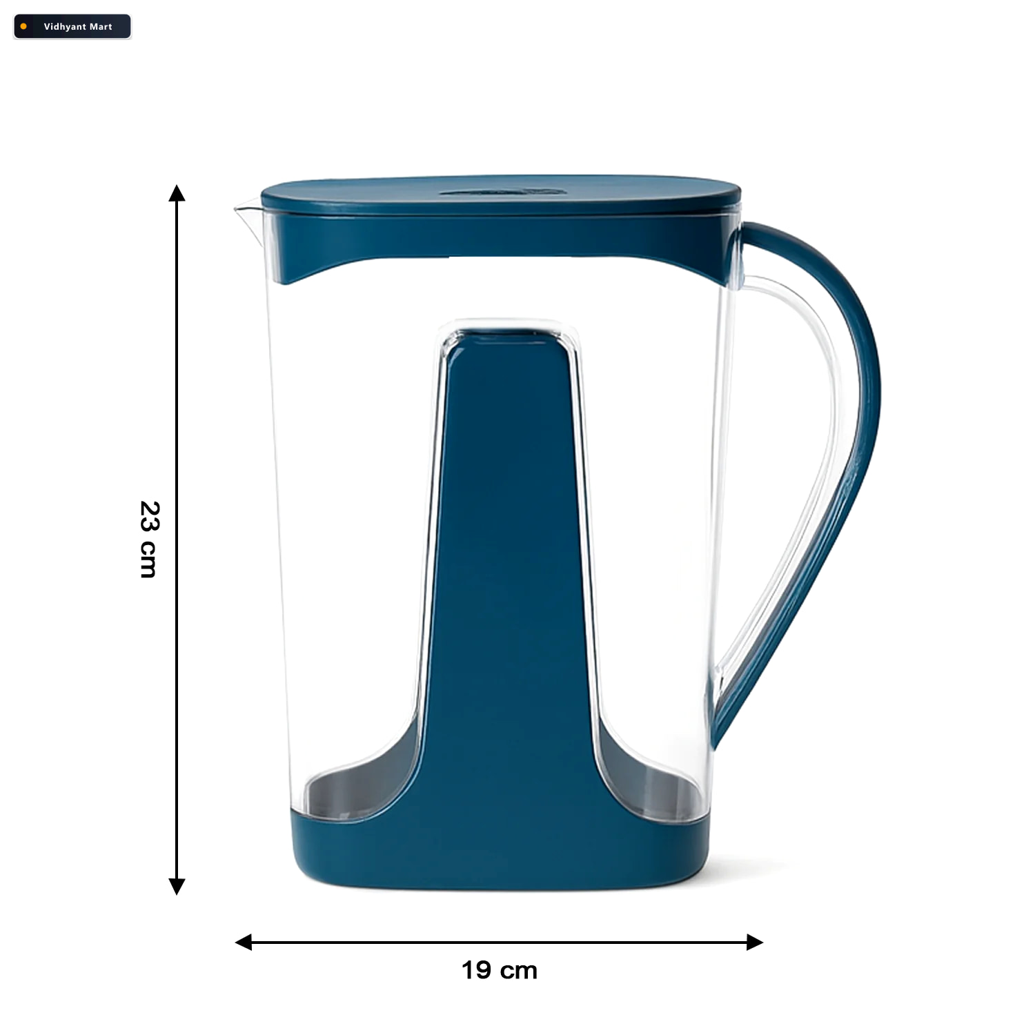 Vidhyant Mart Water Jug 2000ml Large Capacity Transparent Plasti 3