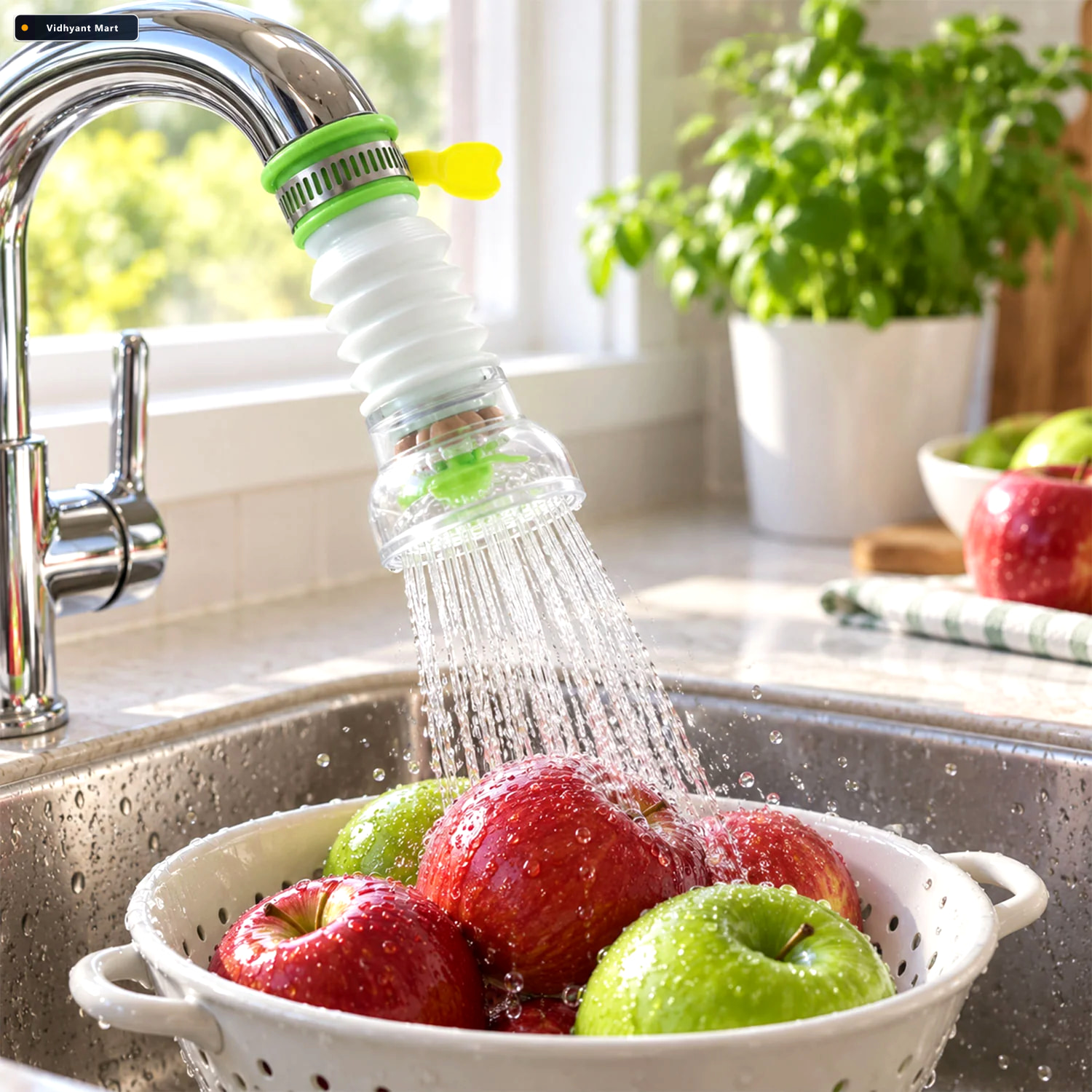 Vidhyant Mart Water Saving Faucet 360 Rotating Sprayer Mist Rela 1
