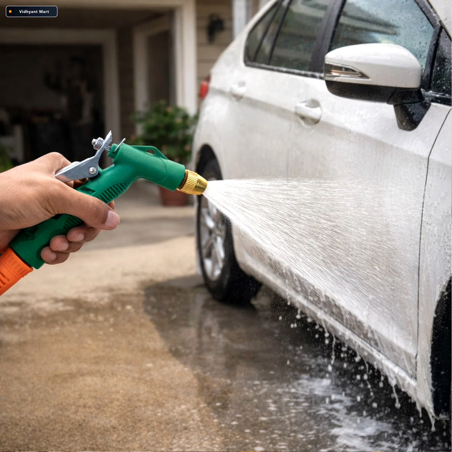 Vidhyant Mart Water Spray Gun Durable Lever Nozzle For Garden Ca 1