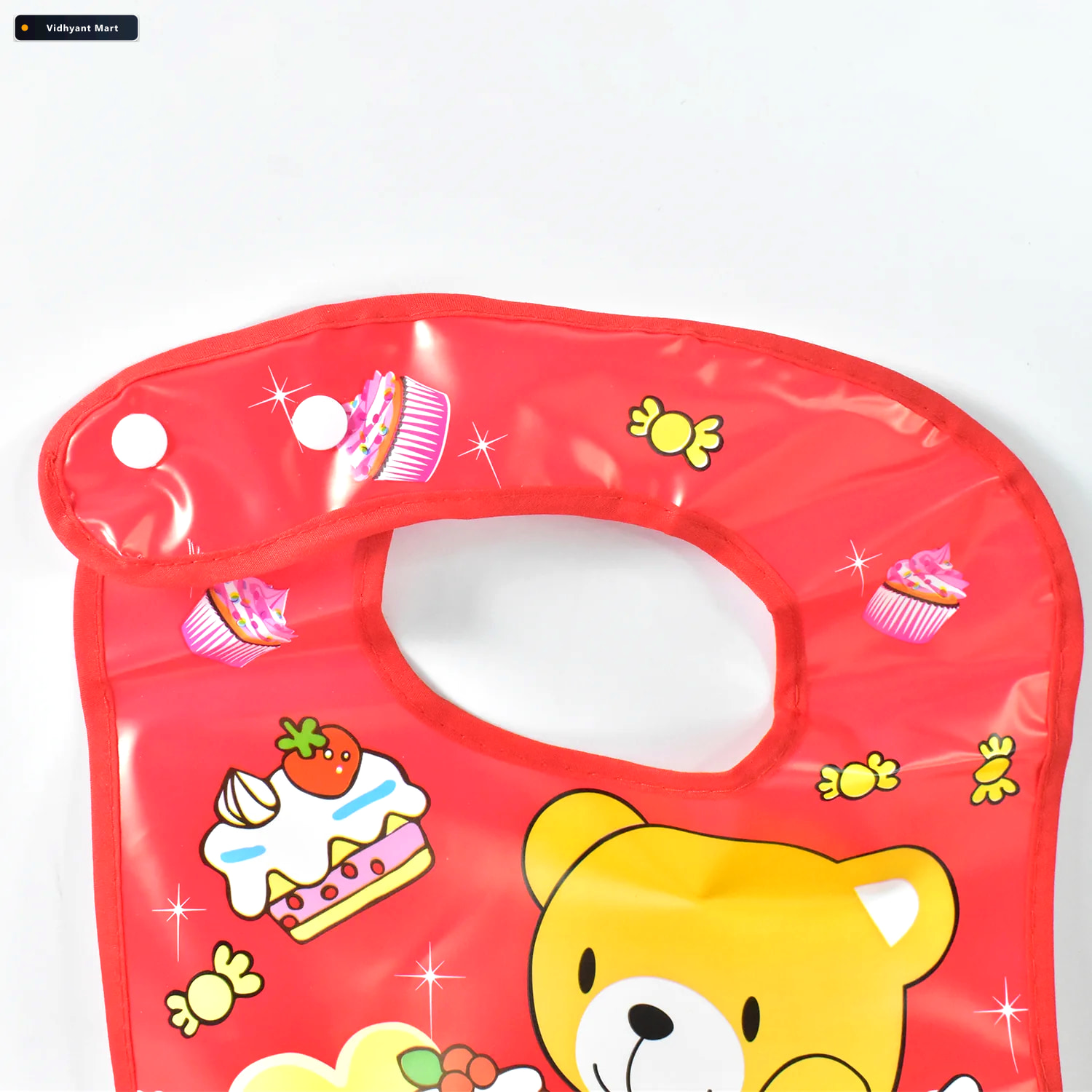 Vidhyant Mart Waterproof Baby Bib Soft Reusable Bpa Free Protect 2