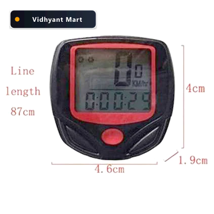 Vidhyant Mart Waterproof Bicycle Computer Wireless Accurate Powe 5