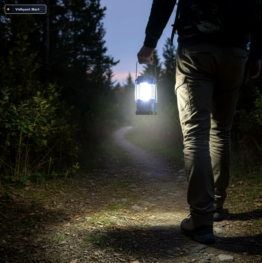 Vidhyant Mart Waterproof Camping Lantern 12 Led Light For Outdoo 4
