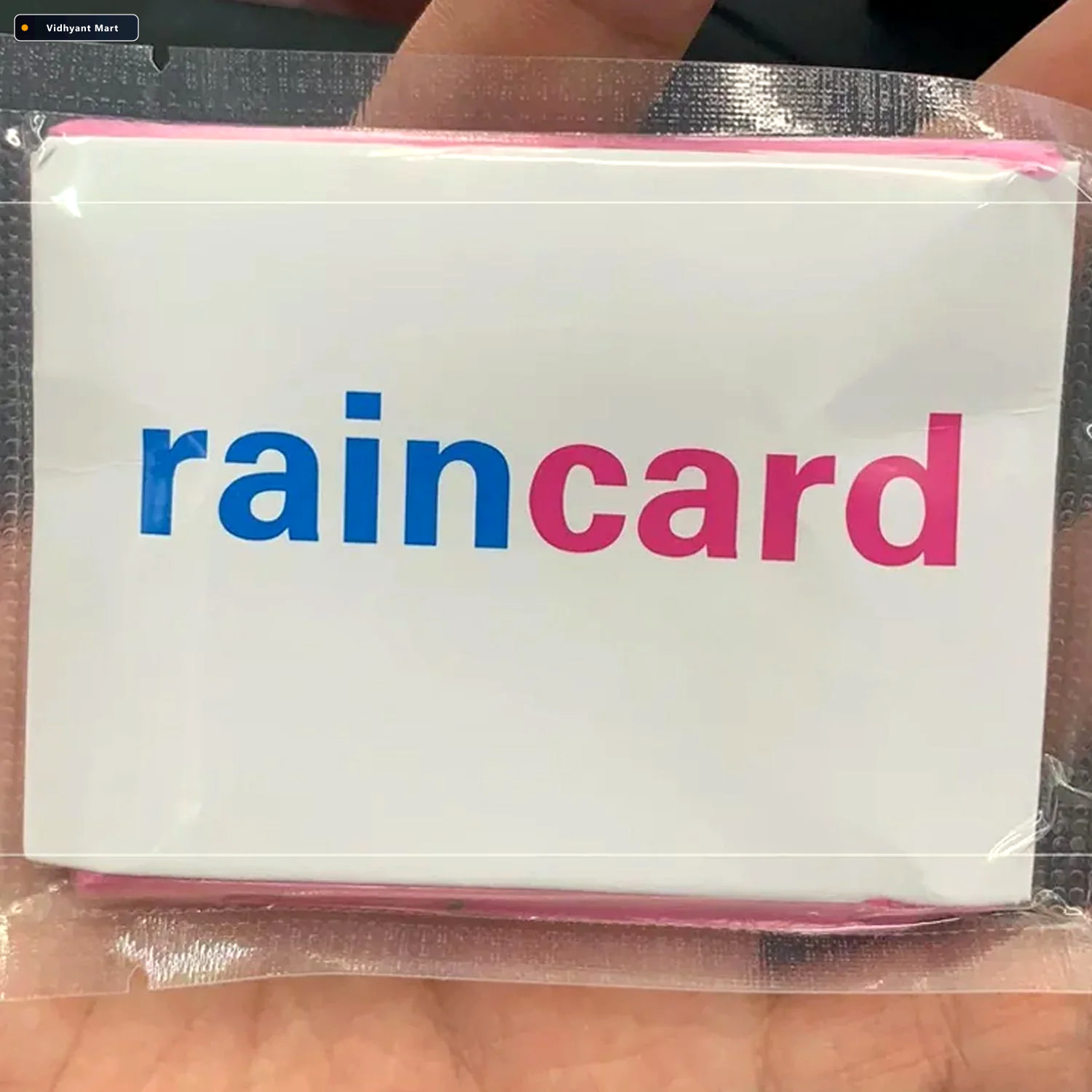 Vidhyant Mart Waterproof Emergency Raincoat Card Compact Easy Ca 3