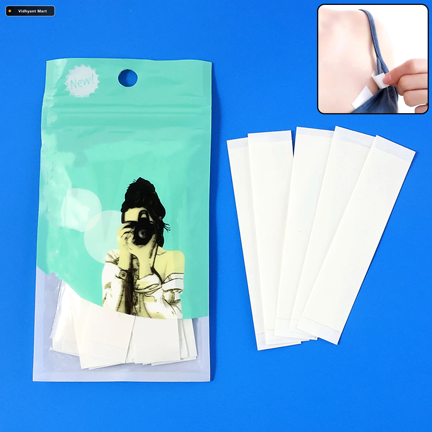 Vidhyant Mart Waterproof Lingerie Fashion Tape Secure Invisible 1