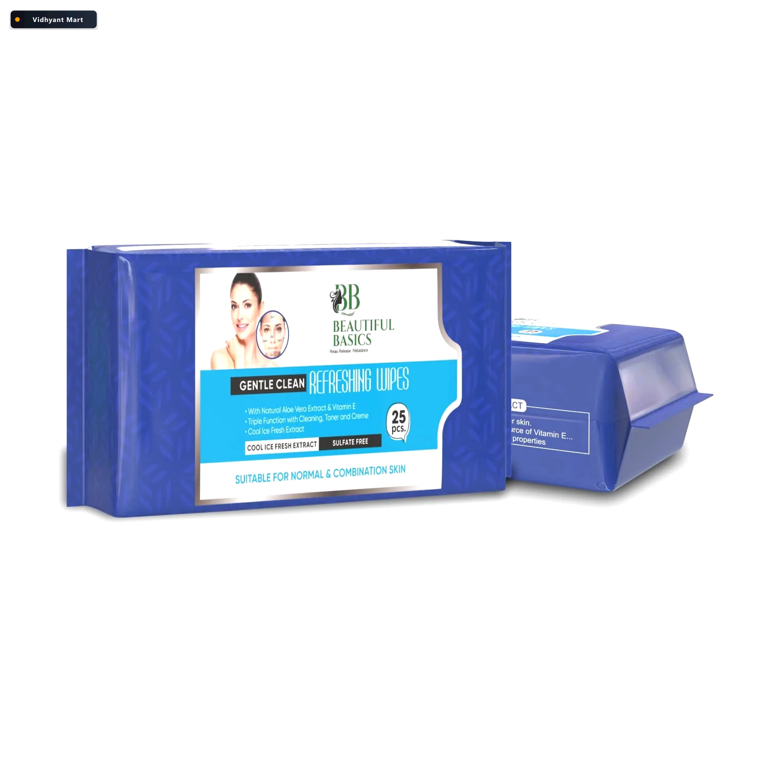 Vidhyant Mart Wet Face Wipes Hydrating Alcohol Free Beautiful Ba 3