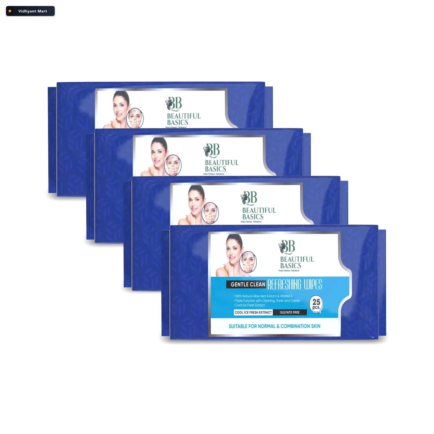 Vidhyant Mart Wet Face Wipes Hydrating Alcohol Free Beautiful Ba 4