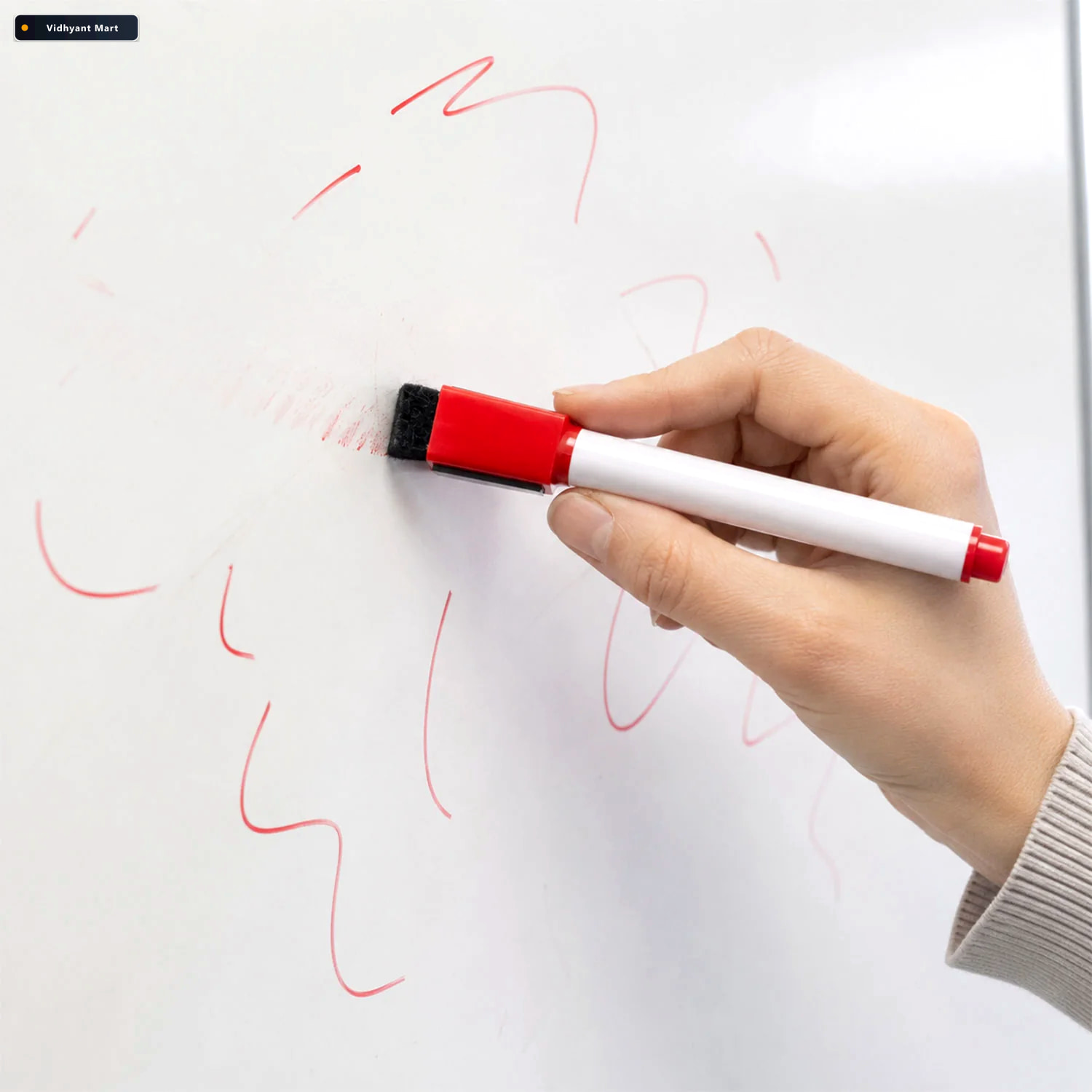 Vidhyant Mart Whiteboard Marker 2 In 1 Design With Eraser Cap Fo 2