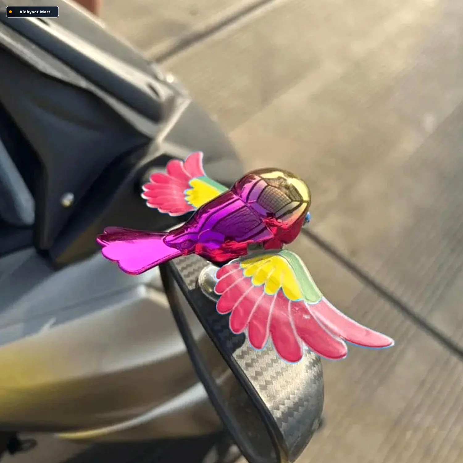 Vidhyant Mart Wind Flying Bird Dashboard Decoration Lifelike Win 3