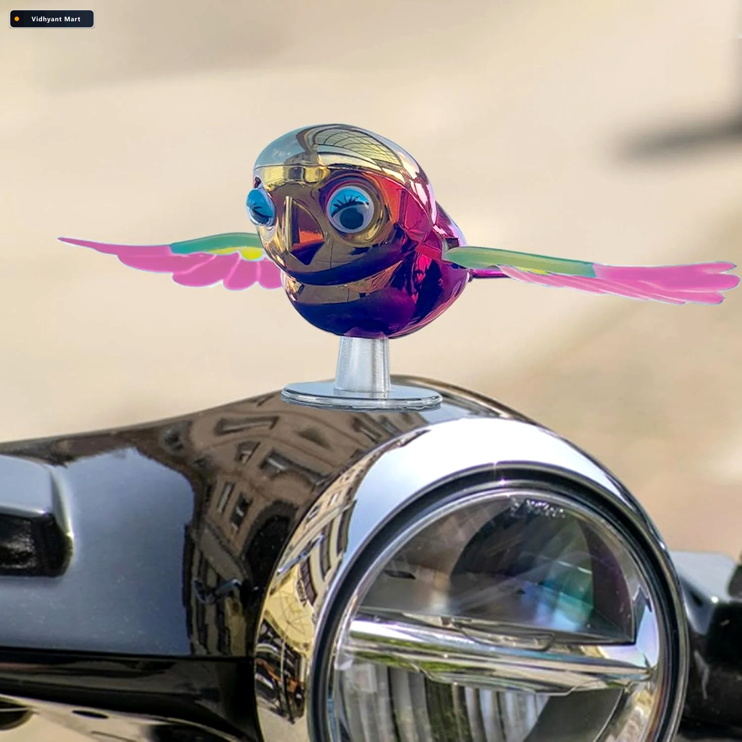 Vidhyant Mart Wind Flying Bird Dashboard Decoration Lifelike Win 4