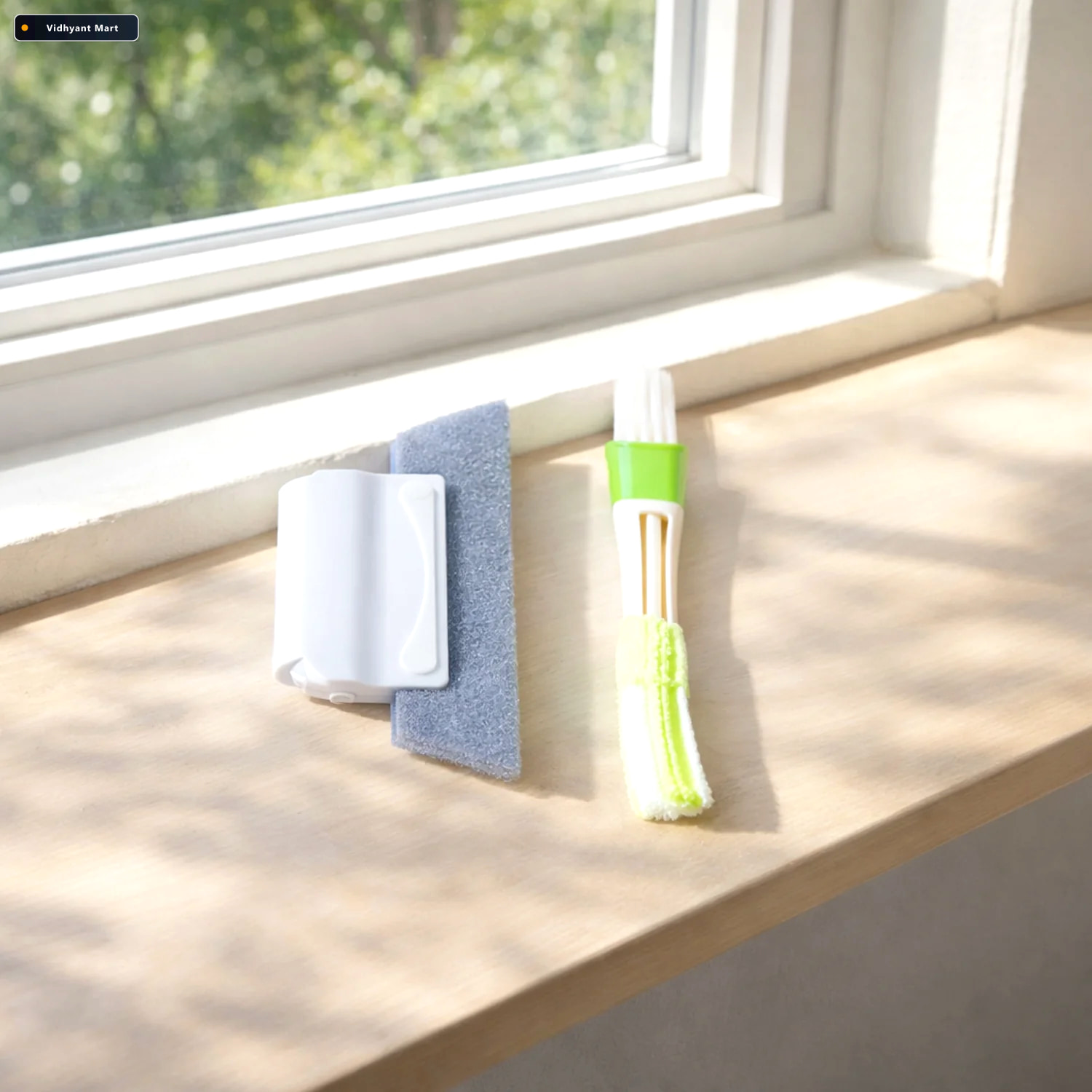 Vidhyant Mart Window Cleaning Tool Set Multipurpose 2 Piece Kit 1