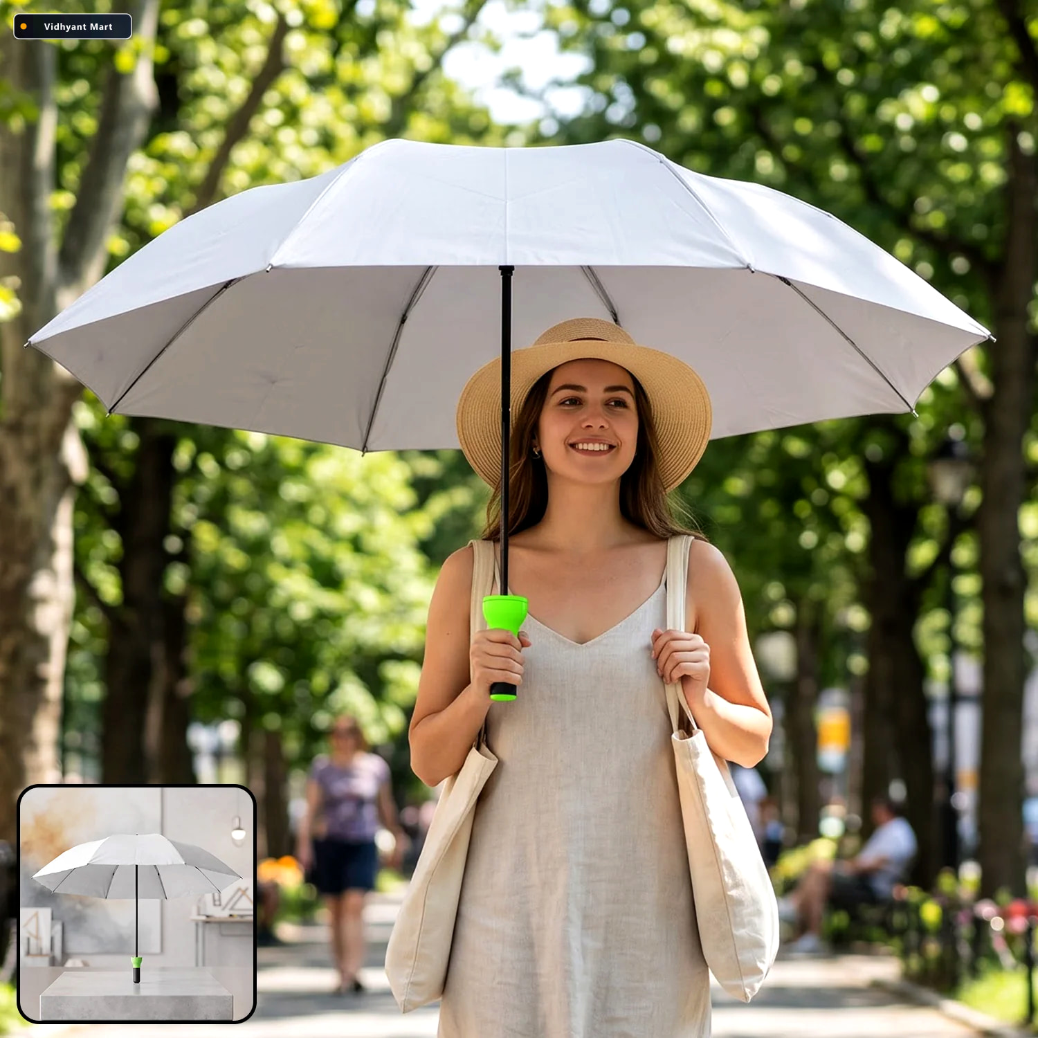 Vidhyant Mart Wine Bottle Umbrella Compact Windproof Travel Driz 1