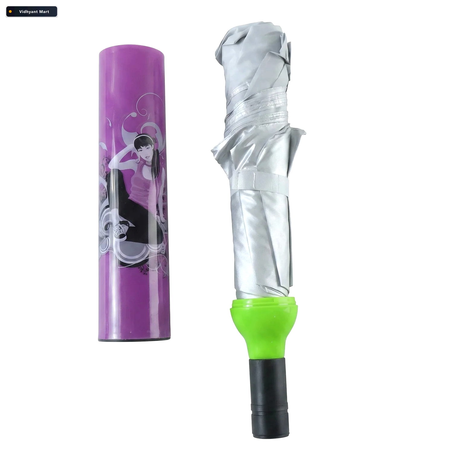 Vidhyant Mart Wine Bottle Umbrella Compact Windproof Travel Driz 4