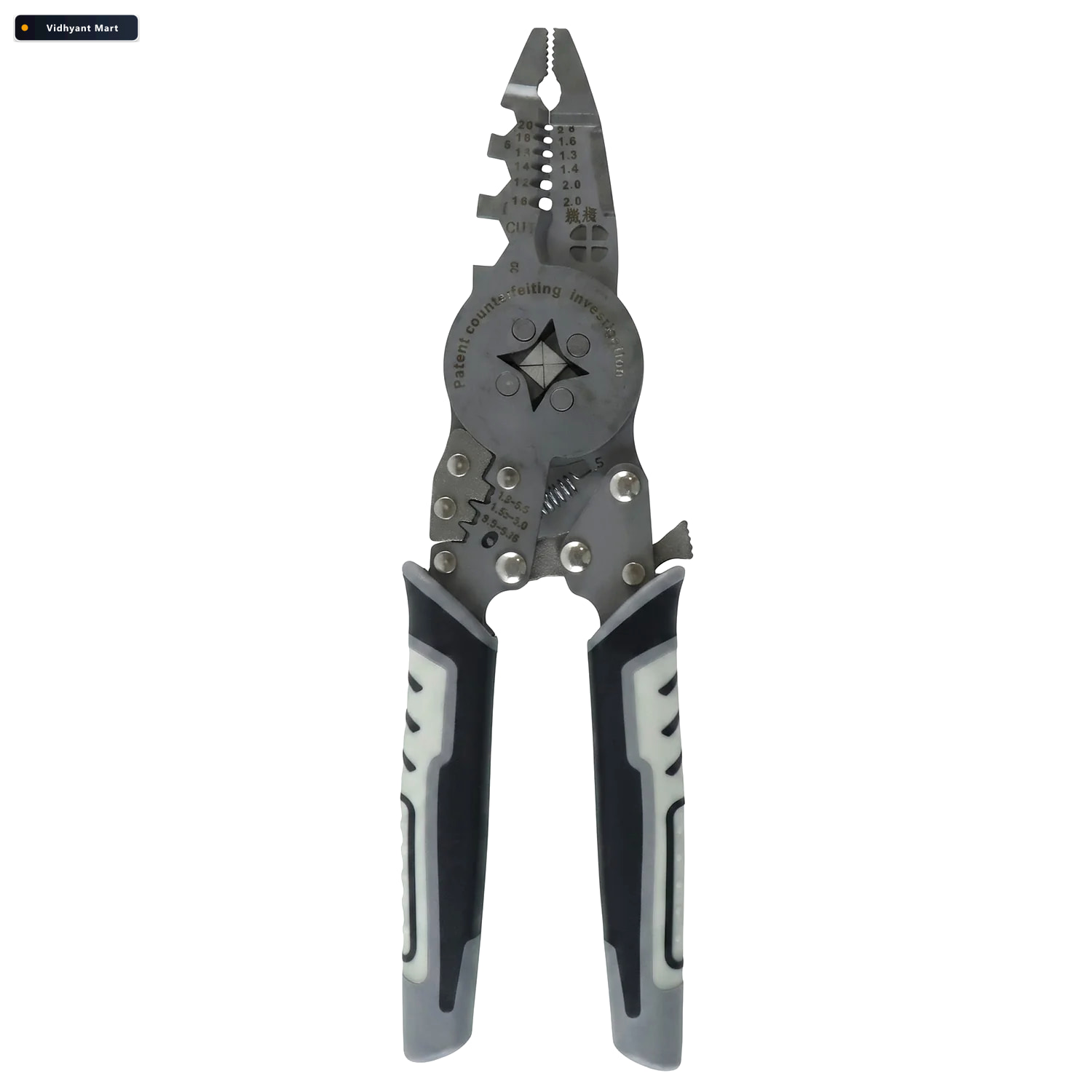 Vidhyant Mart Wire Crimping Plier Kit With Cutter Stripper And C 4