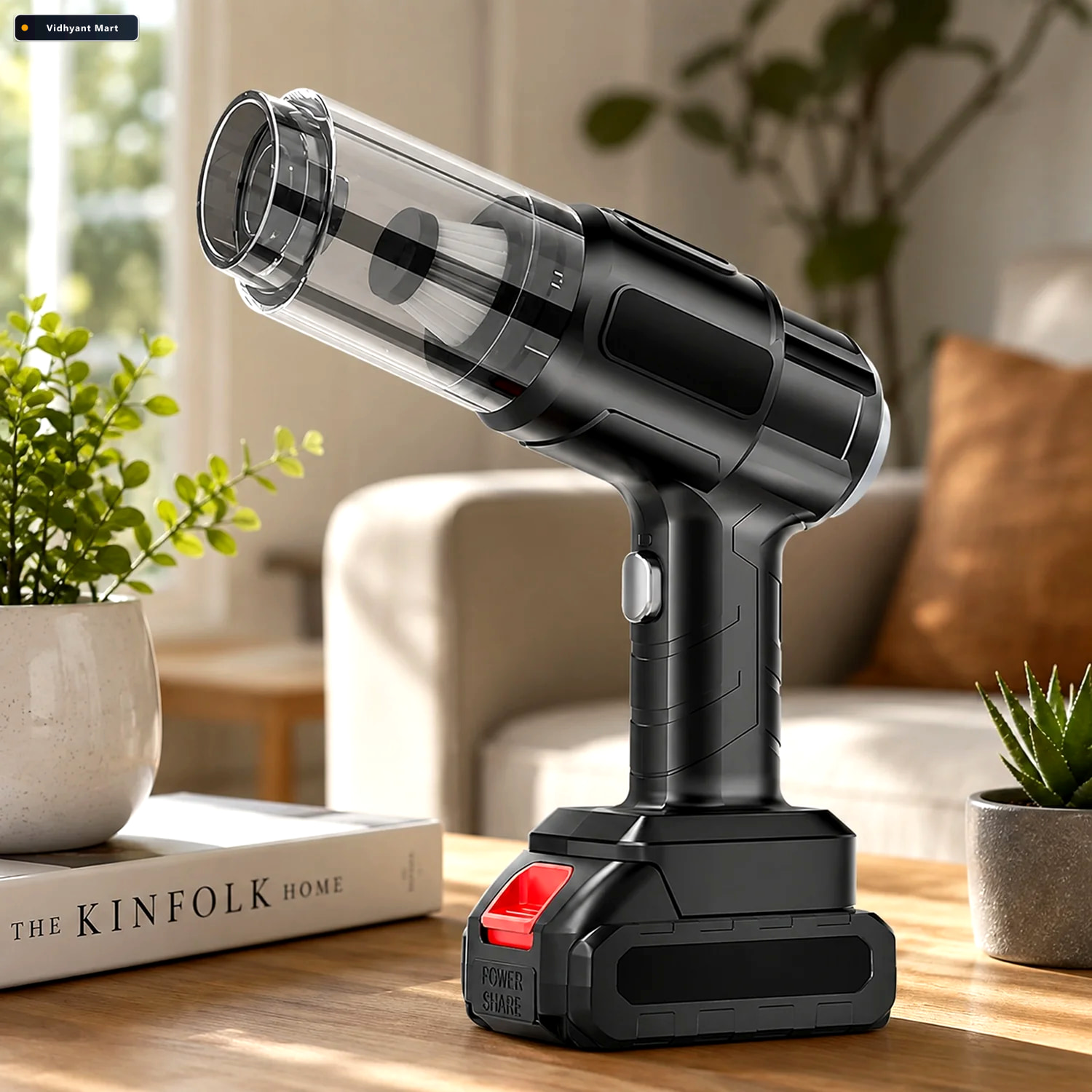 Vidhyant Mart Wireless Handheld Vacuum Cleaner 3 In 1 For Car Ho 1