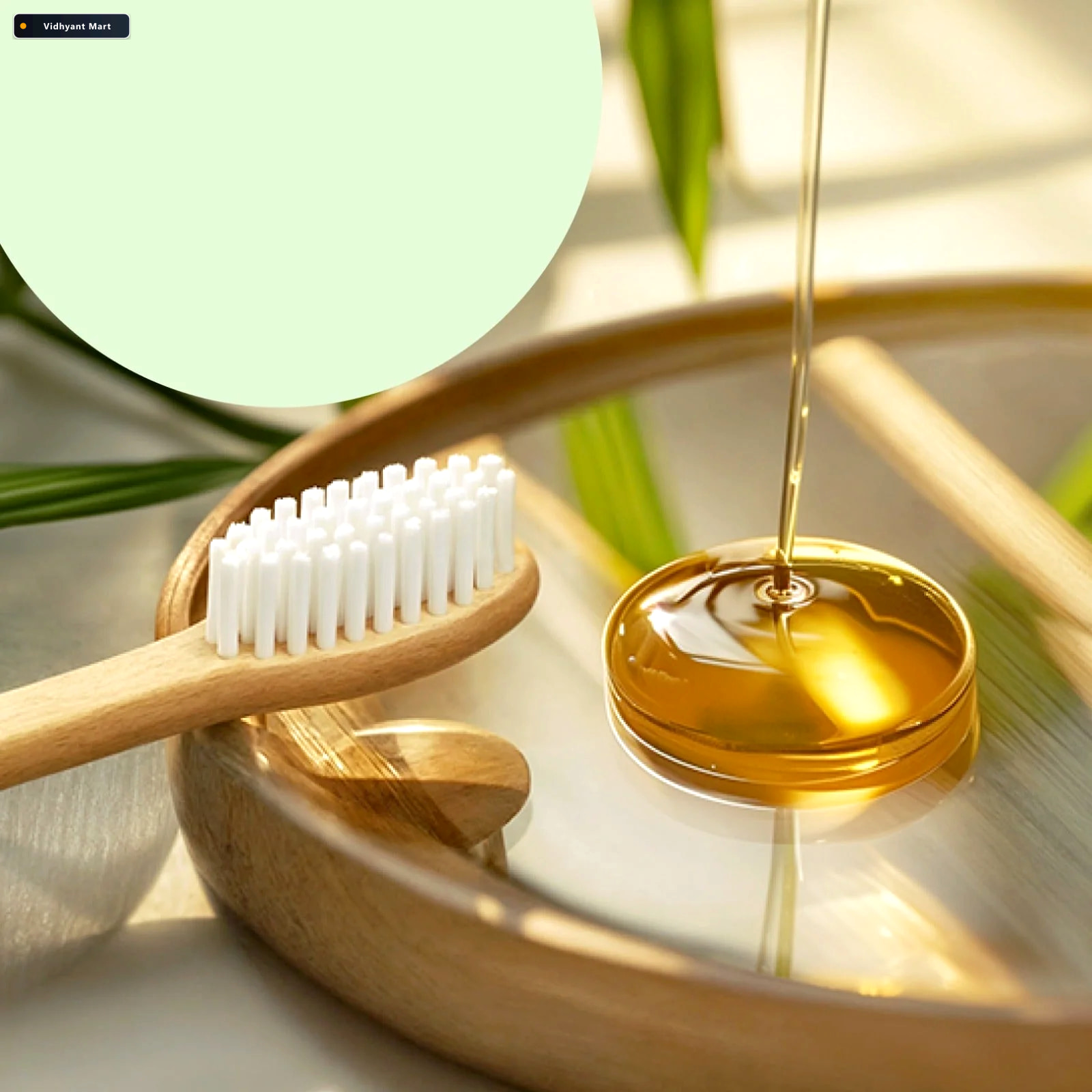 Vidhyant Mart Women Bamboo Toothbrush Set Soft Bristles Eco Frie 3