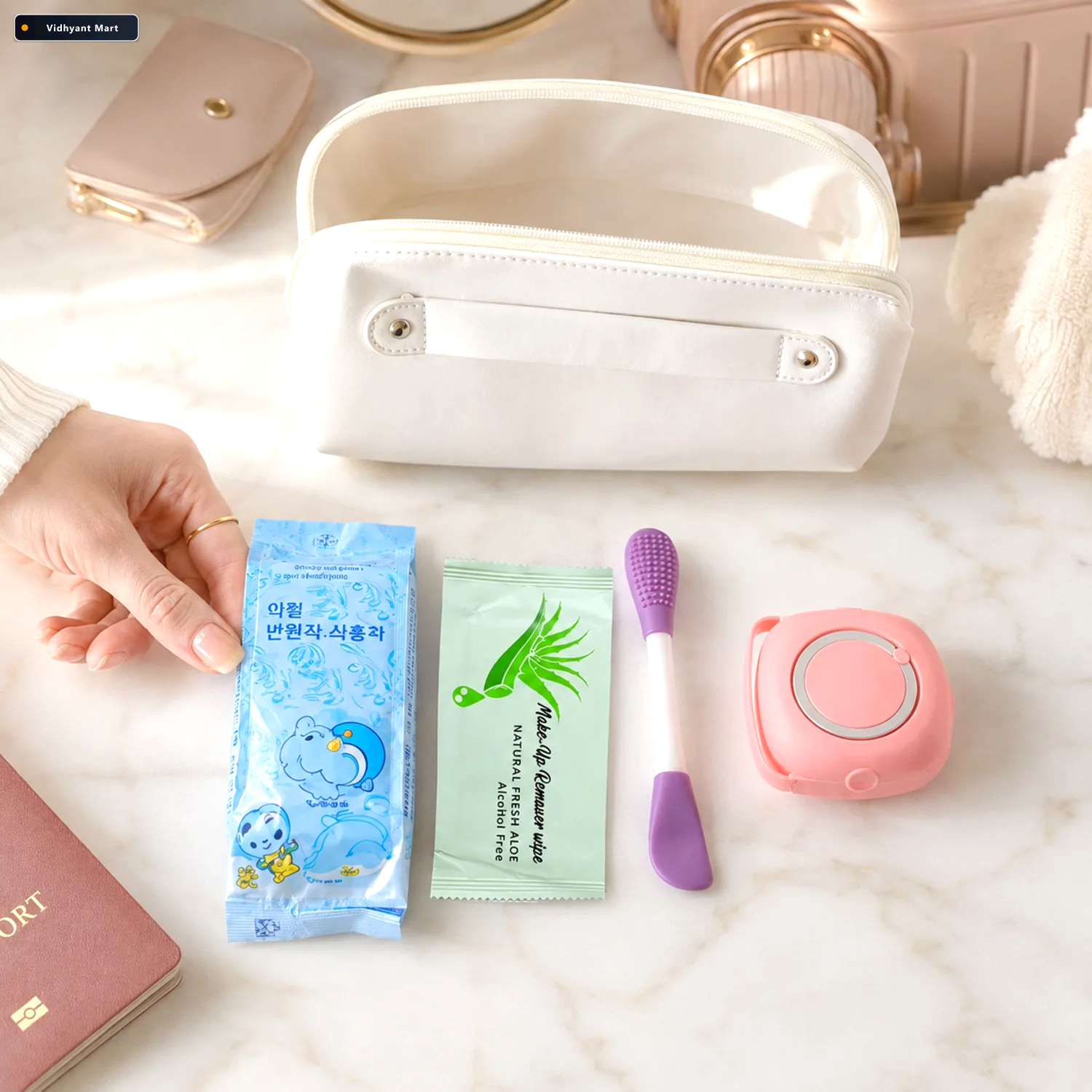 Vidhyant Mart Women Travel Hygiene Essentials Combo Compact Port 1